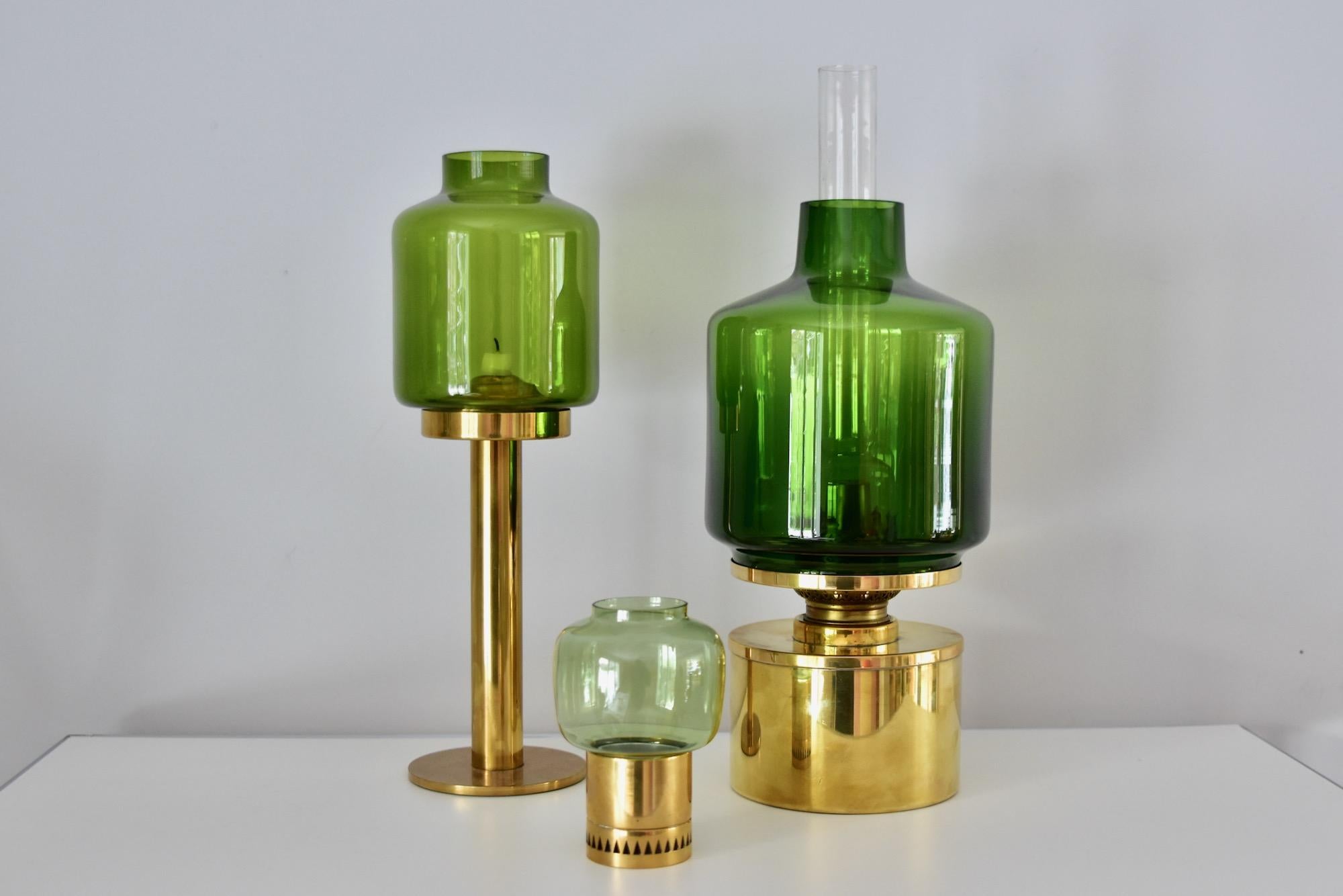 Brass 1960s Candleholder Design by Hans-Agne Jakobsson Candlesticks Markaryd, Sweden