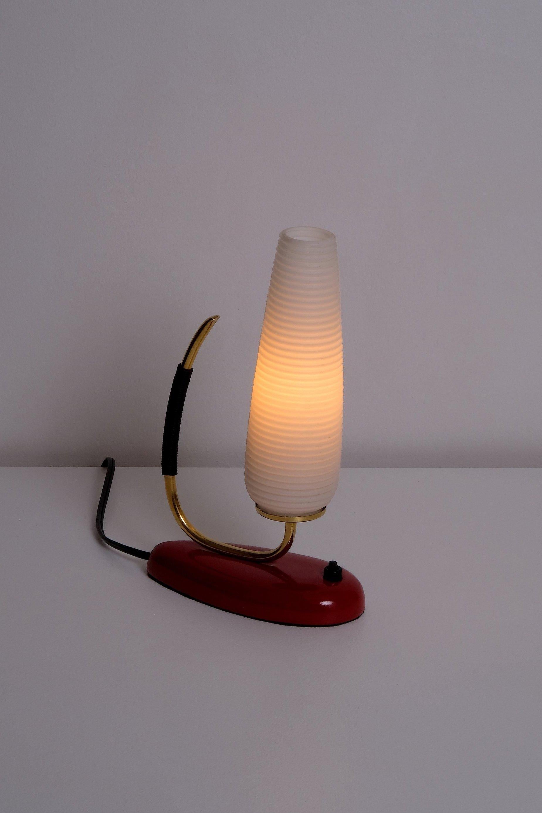 German 1960's Candlestick table lamp For Sale