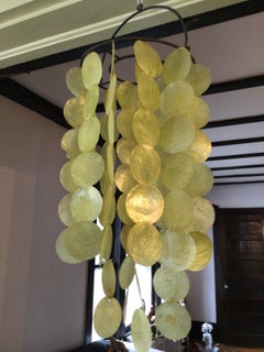 1960s Capiz Shell Hanging Decoration