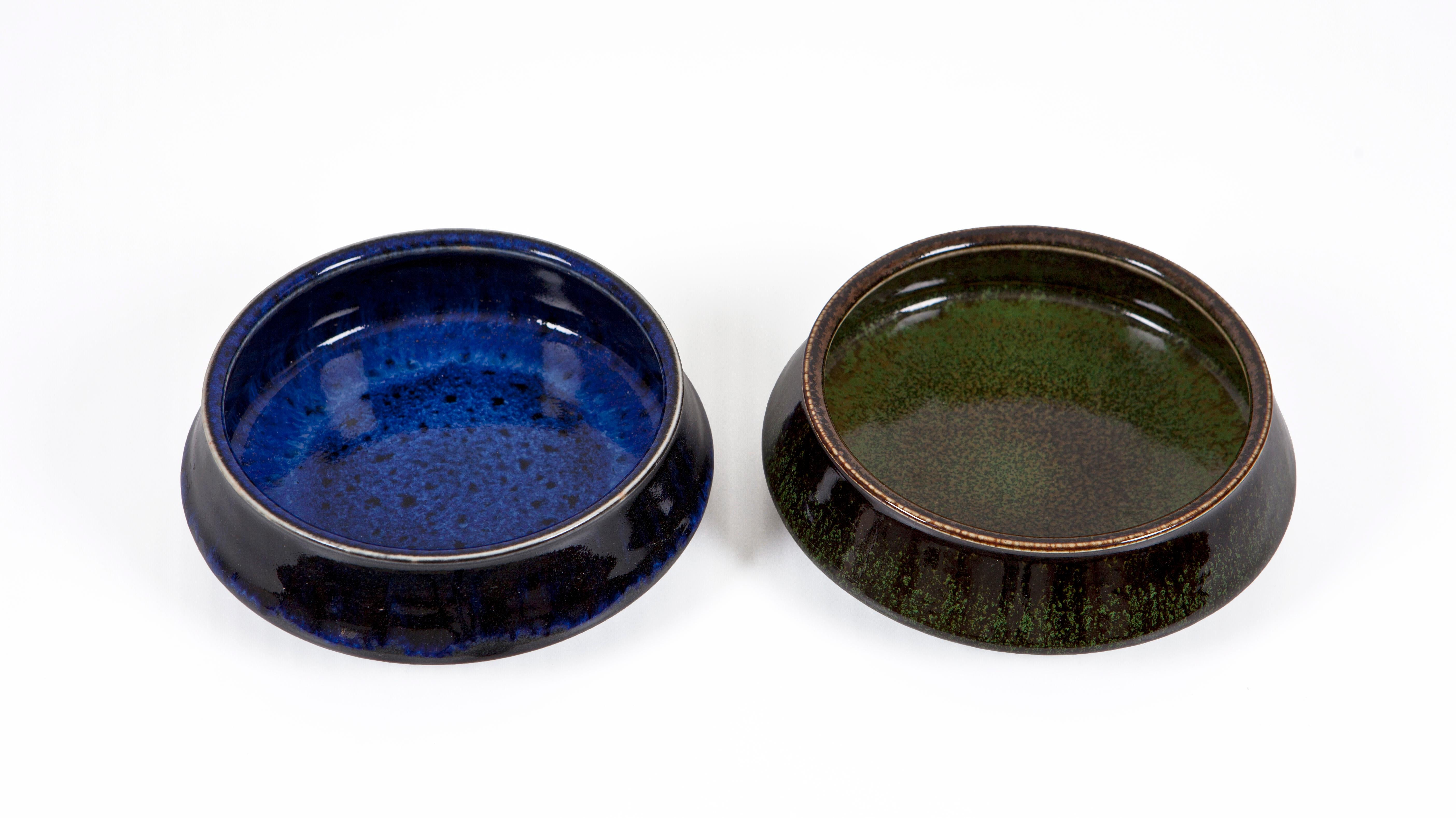 Mid-Century Modern 1960s Carl-Harry Stålhane Stoneware Bowls