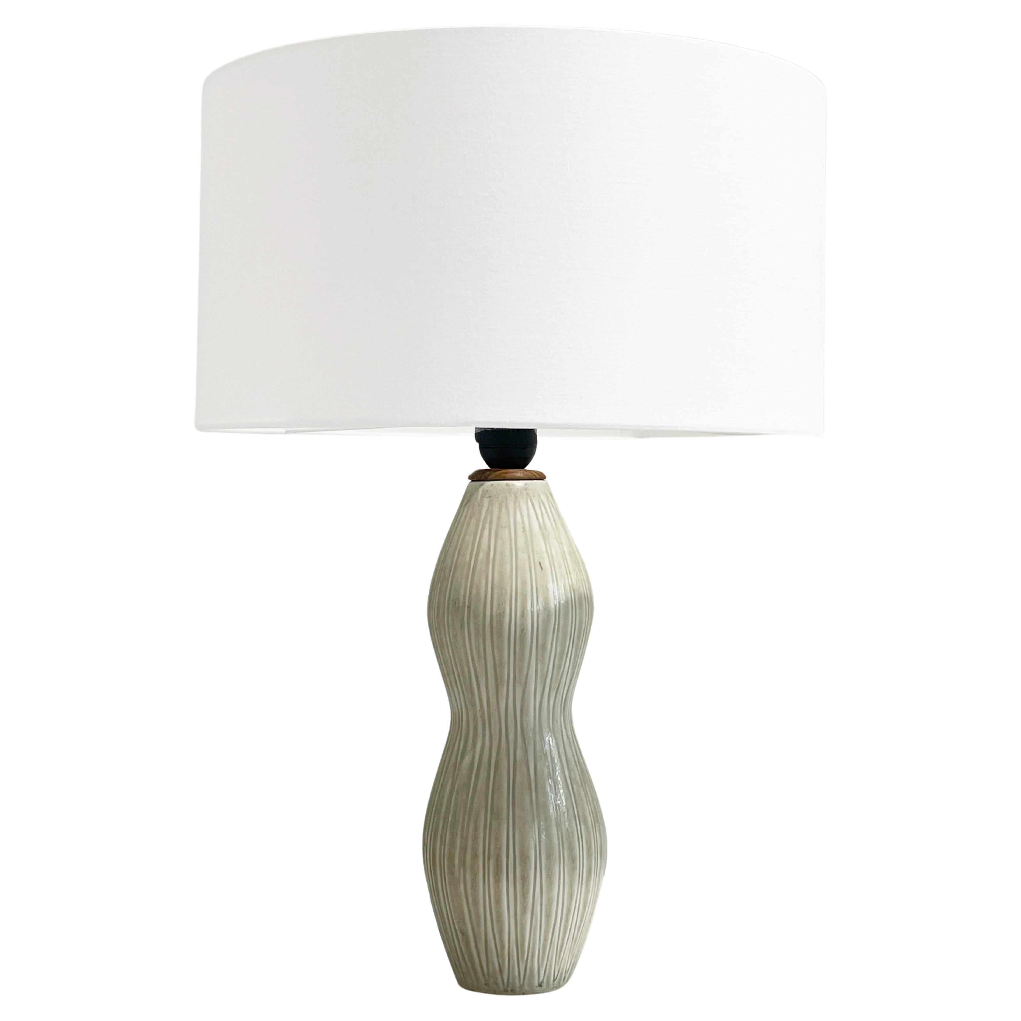 1960s Carl-Harry Stålhane Stoneware Table Lamp For Sale