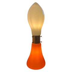 1960s Carlo Nason for Mazzega model lipstick floor lamp
