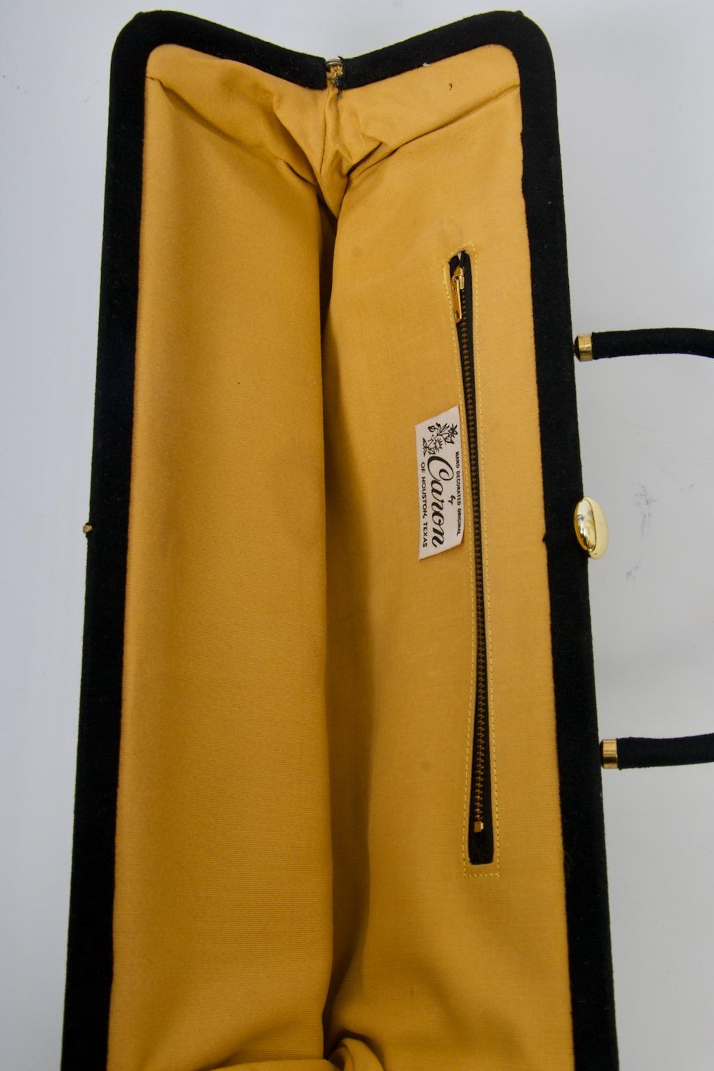 1960s Caron of Houston Embellished Handbag 1