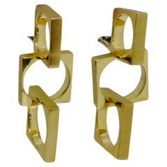 1960s Cartier Dinh Van Earrings Geometrical Earrings