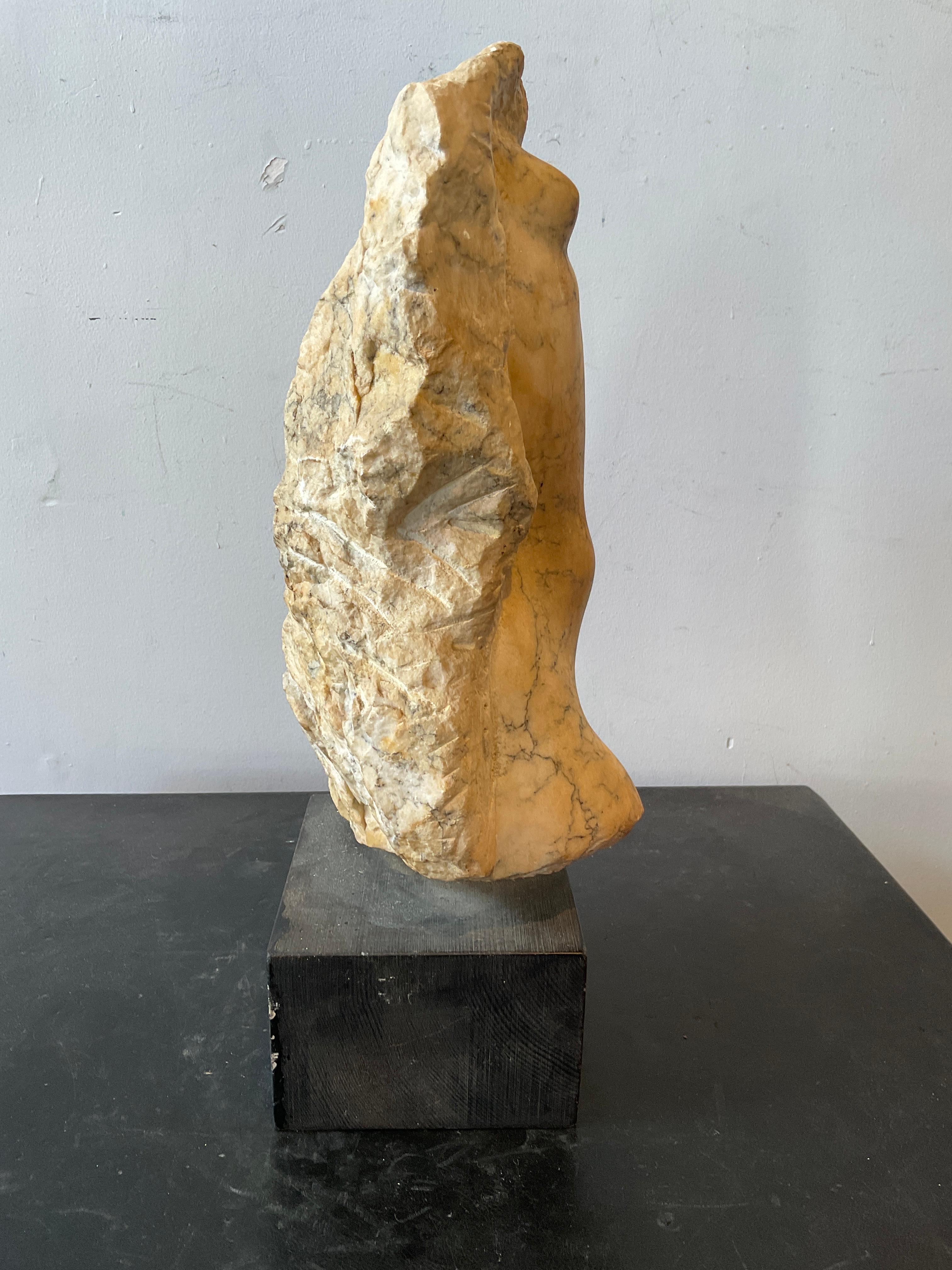 1960s Carved Marble Nude Sculpture  For Sale 2