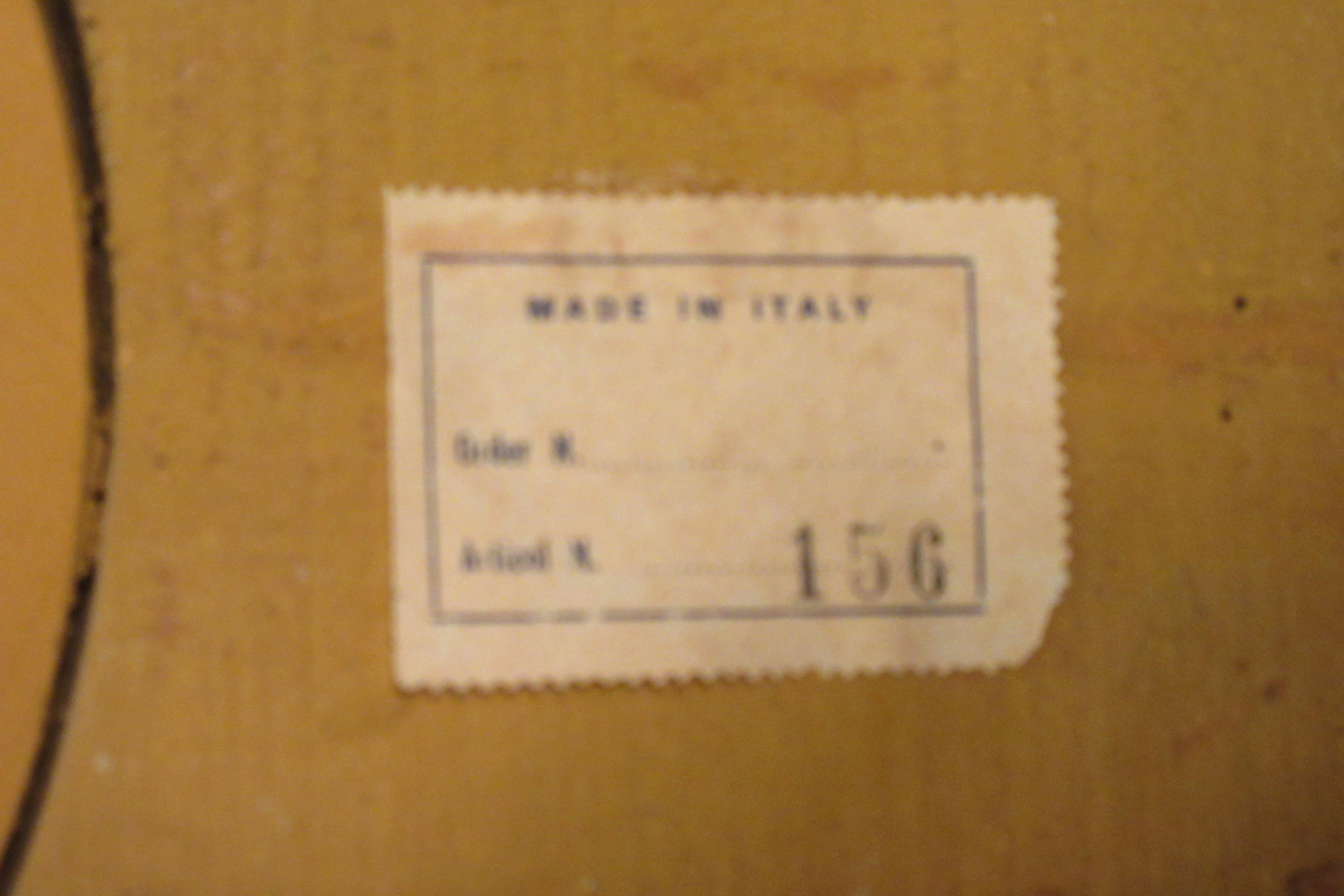 1960s Carved Wood Gilt Italian Barometer 8