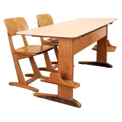 Retro 1960s Casala Children's Desk and Chair Set