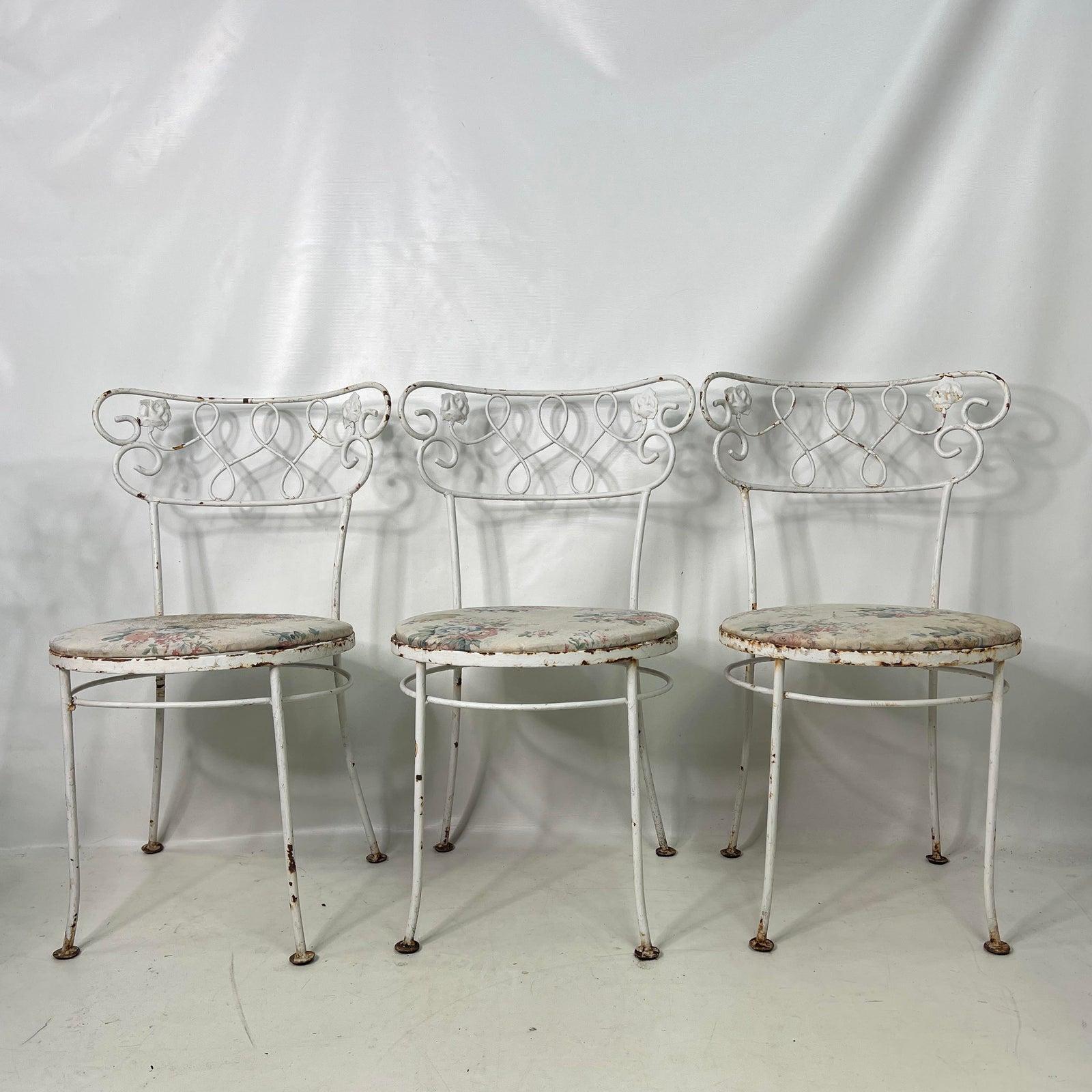 1960s Cast Iron Outdoor Chairs - Set of 4 2