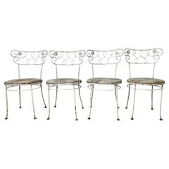 1960s Cast Iron Outdoor Chairs - Set of 4