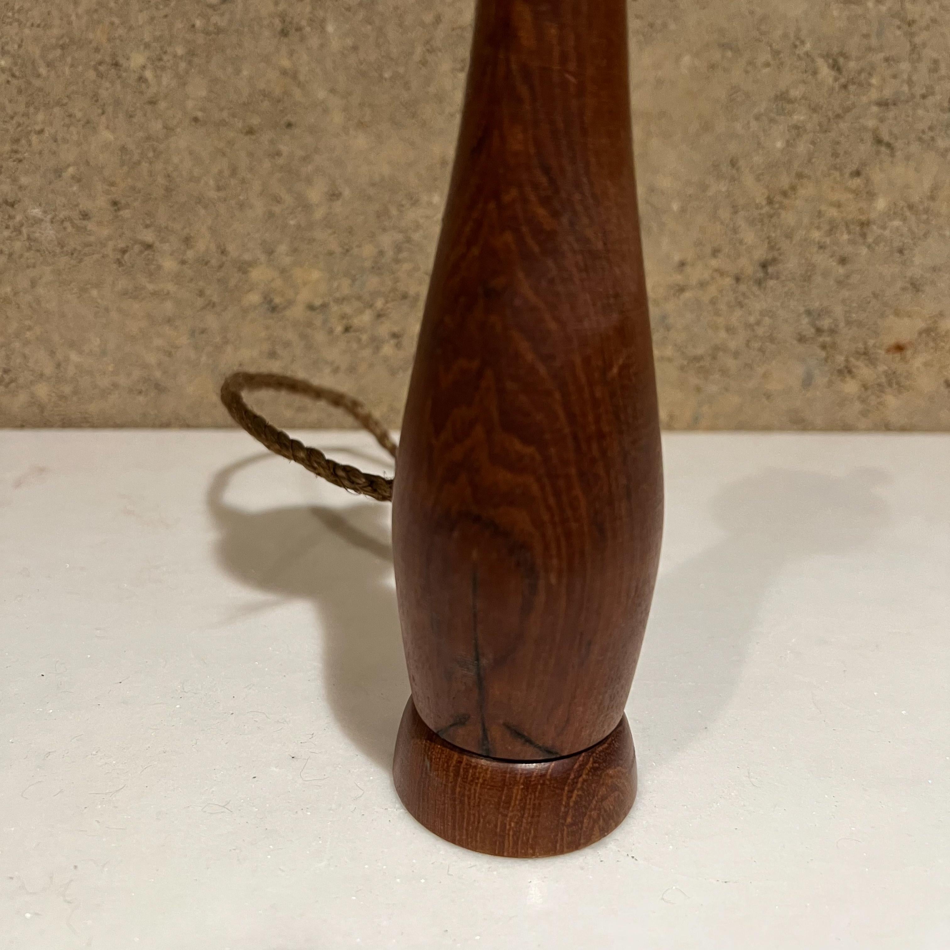 Mid-20th Century 1960s Cat Bottle Opener in Teakwood with Leather Ears Barware from Denmark