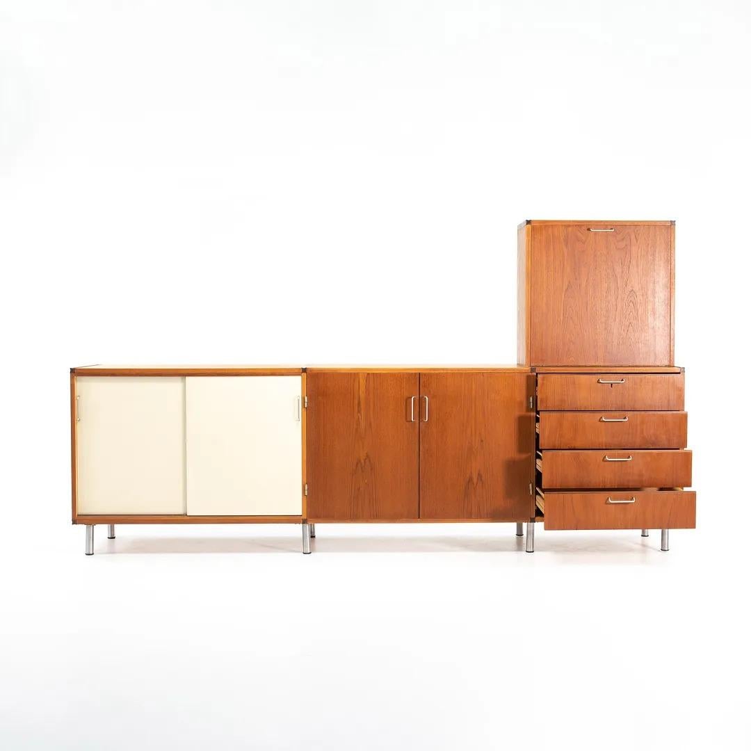 Olandese Armadio in teak su misura di Cees Braakman del 1960 per Pastoe in vendita