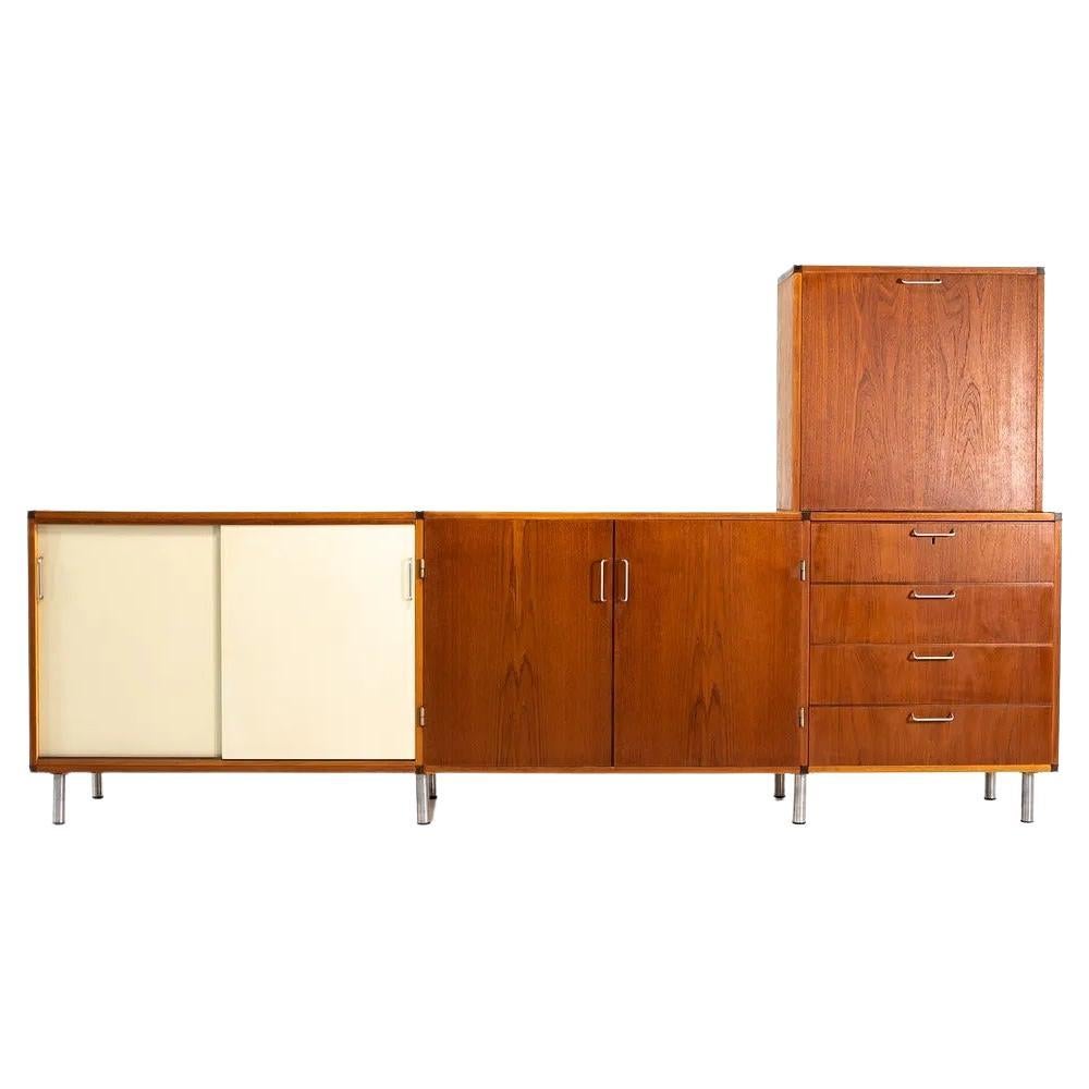 1960s Cees Braakman Made to Measure Teak Cabinet for Pastoe For Sale