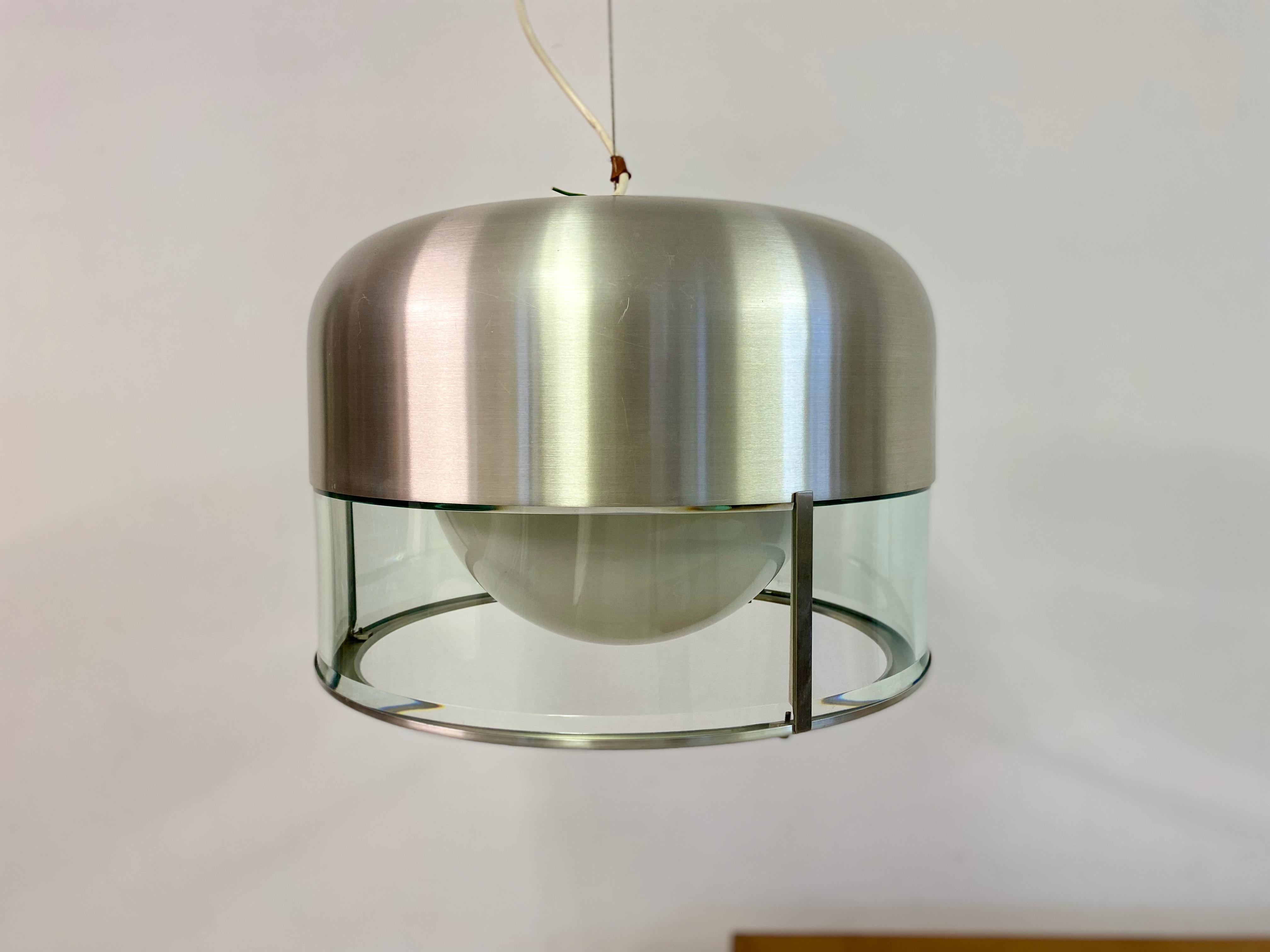Mid-Century Modern 1960s Ceiling Light by Pia Guidetti Crippa for Lumi For Sale