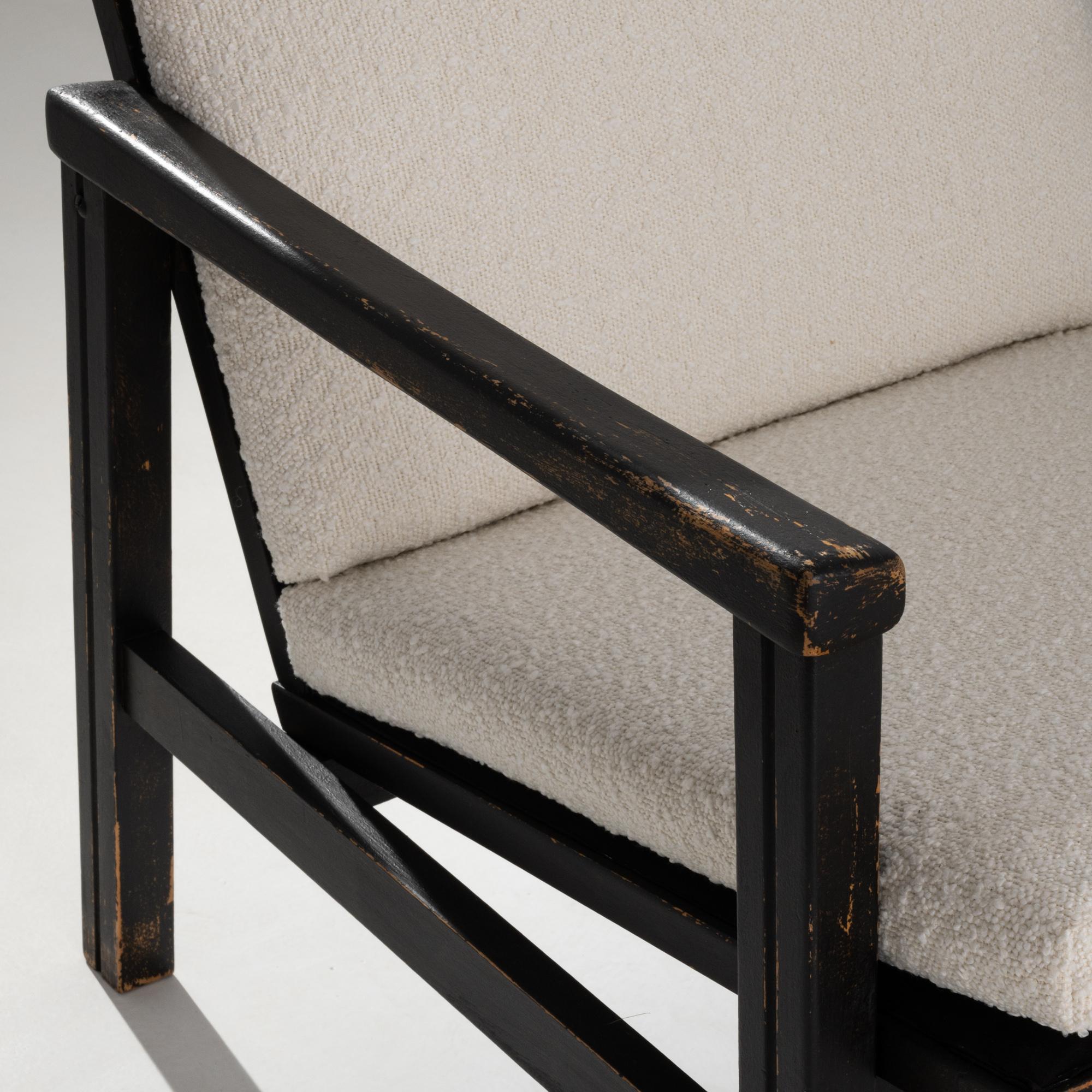 1960s Central European Modern Armchairs, a Pair For Sale 5