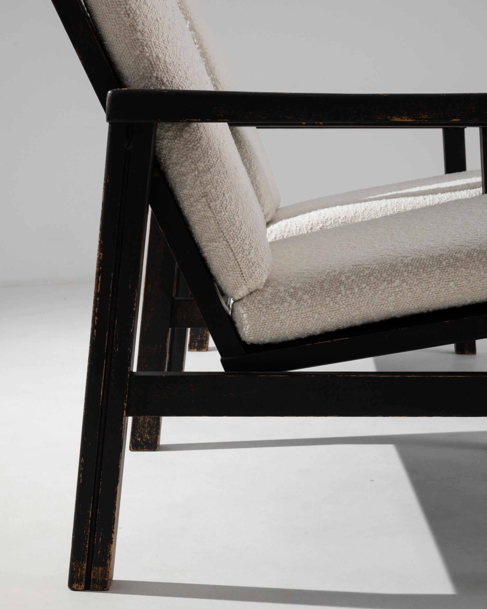 1960s Central European Modern Armchairs, a Pair For Sale 7