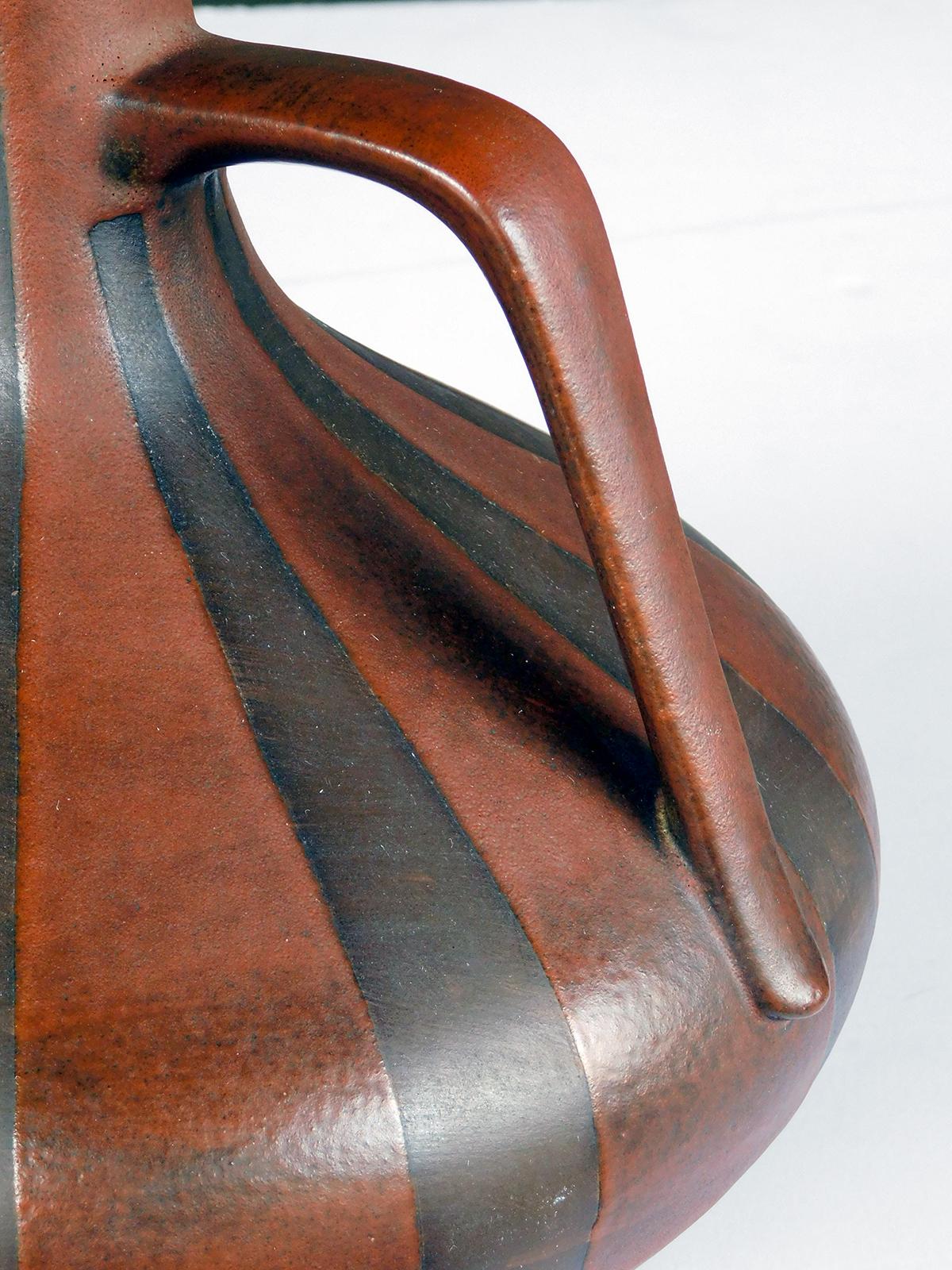 Mid-20th Century 1960's Ceramano Pitcher with Dolomit Glaze For Sale