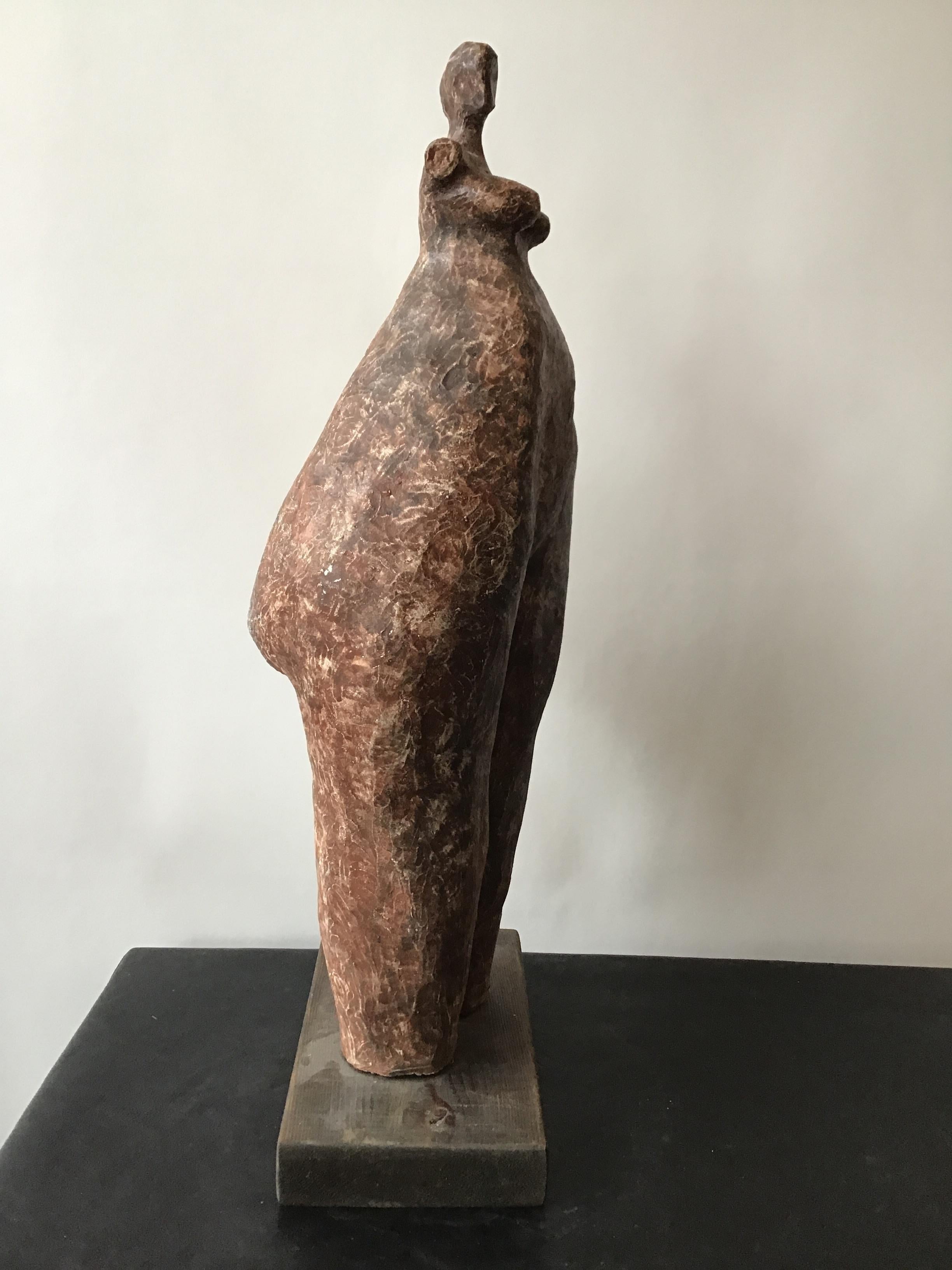 Mid-20th Century 1960s Ceramic Abstract Female Sculpture