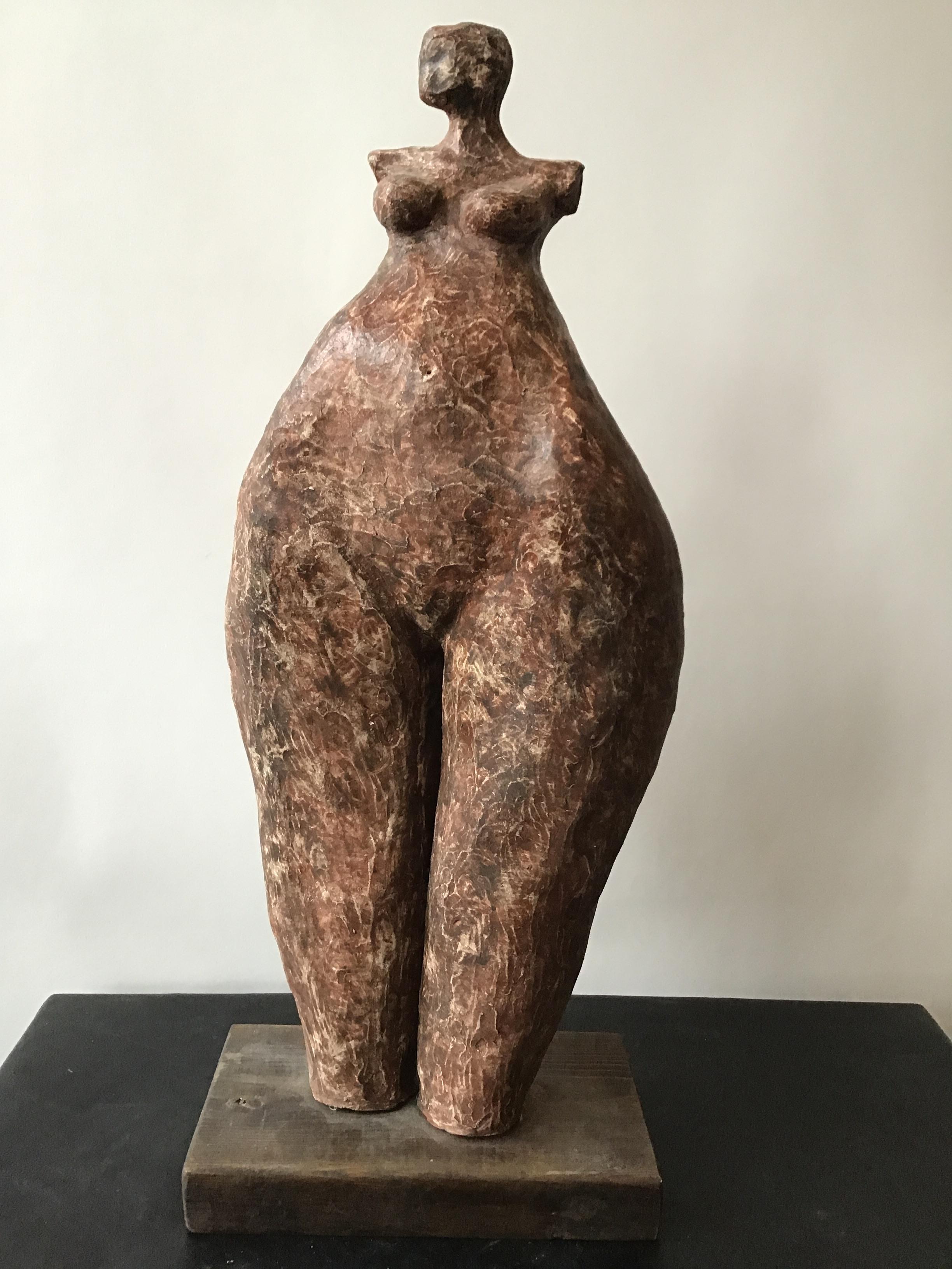 1960s Ceramic Abstract Female Sculpture 1