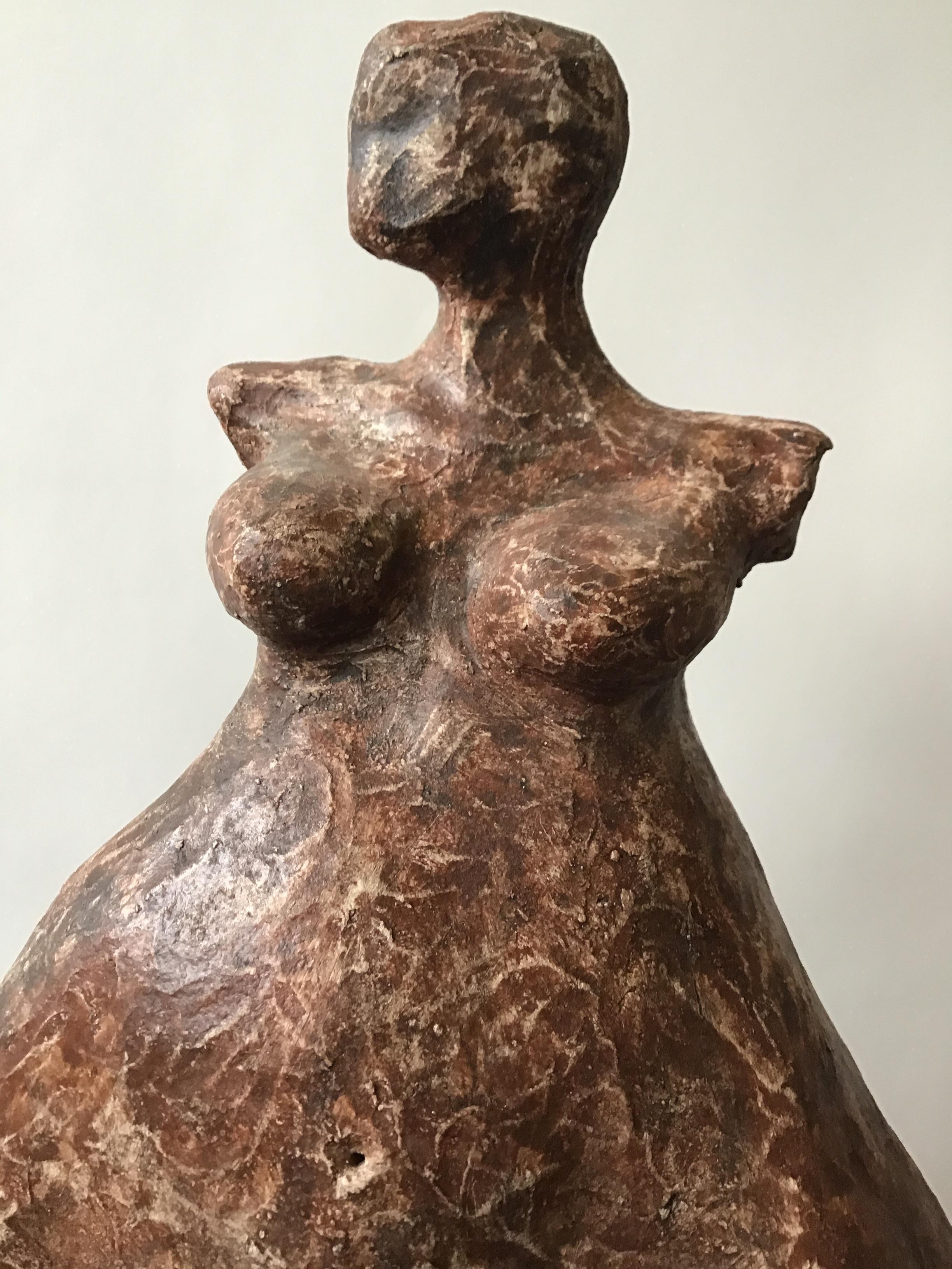 1960s Ceramic Abstract Female Sculpture 2