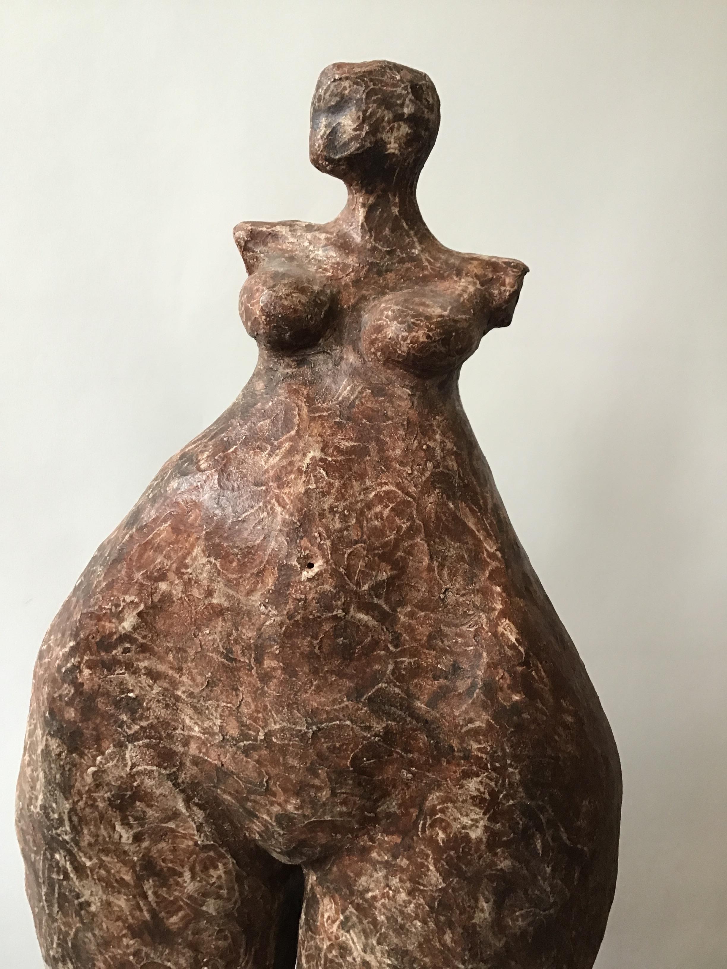 1960s Ceramic Abstract Female Sculpture 3