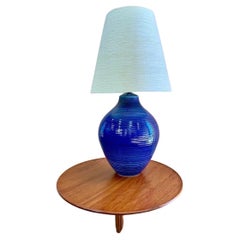 1960s Ceramic and Fibreglass “Lotte” Lamp by the Bostlund Family
