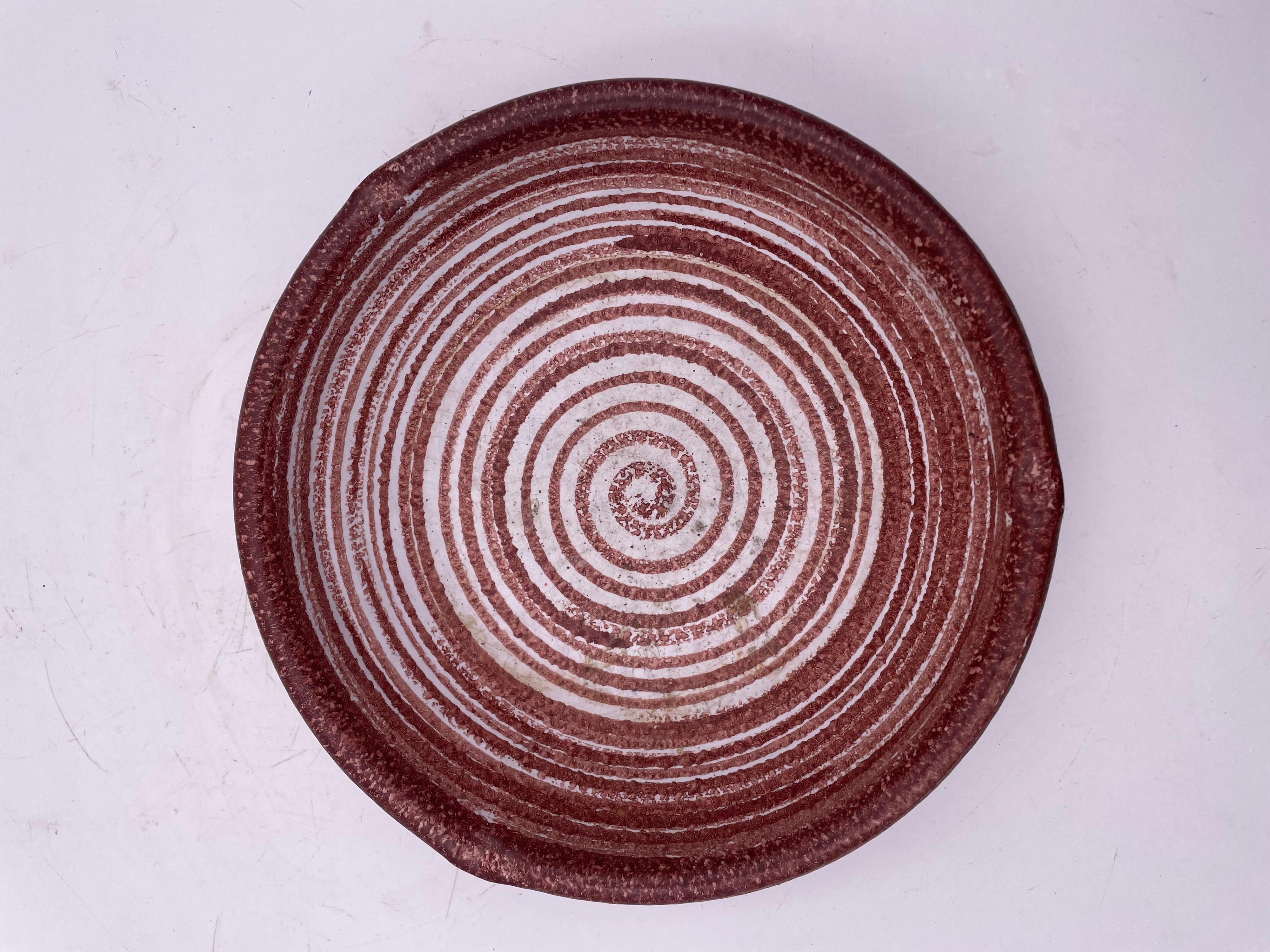 1960's Keramik Hand gemalt Aschenbecher Made in Greece Signiert (Moderne der Mitte des Jahrhunderts) im Angebot