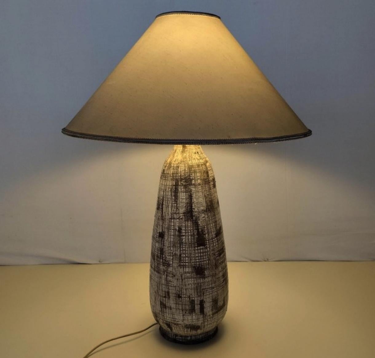 1960s Ceramic Lamp, Aldo Londi, Bitossi, Italy For Sale 10