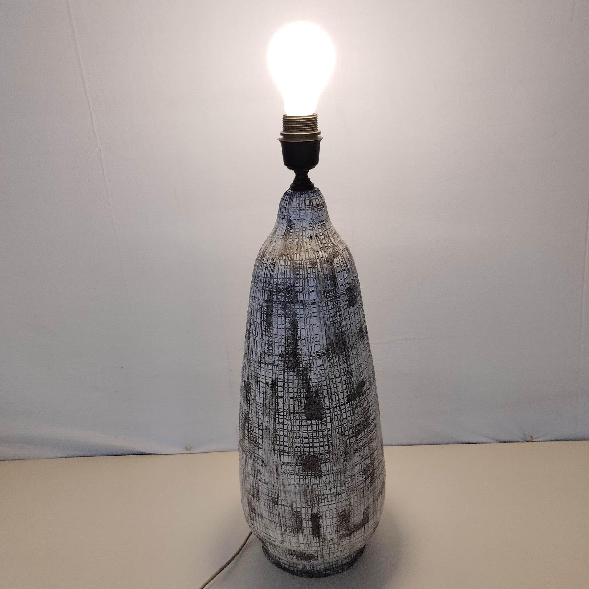 1960s Ceramic Lamp, Aldo Londi, Bitossi, Italy For Sale 2