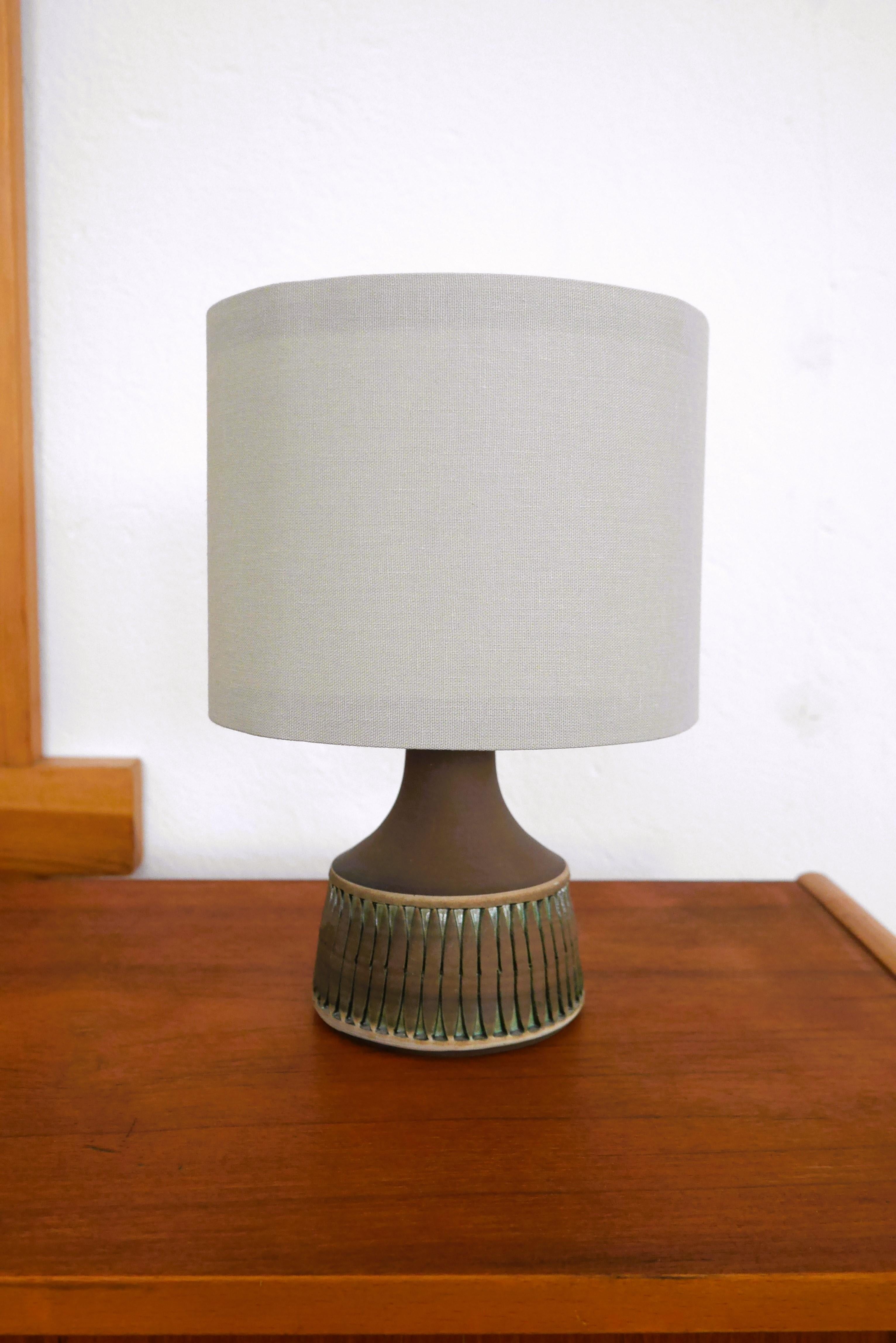 Mid-Century Modern 1960s, Ceramic Lamp Base Handmade by Anagrius for Alingsås, Sweden