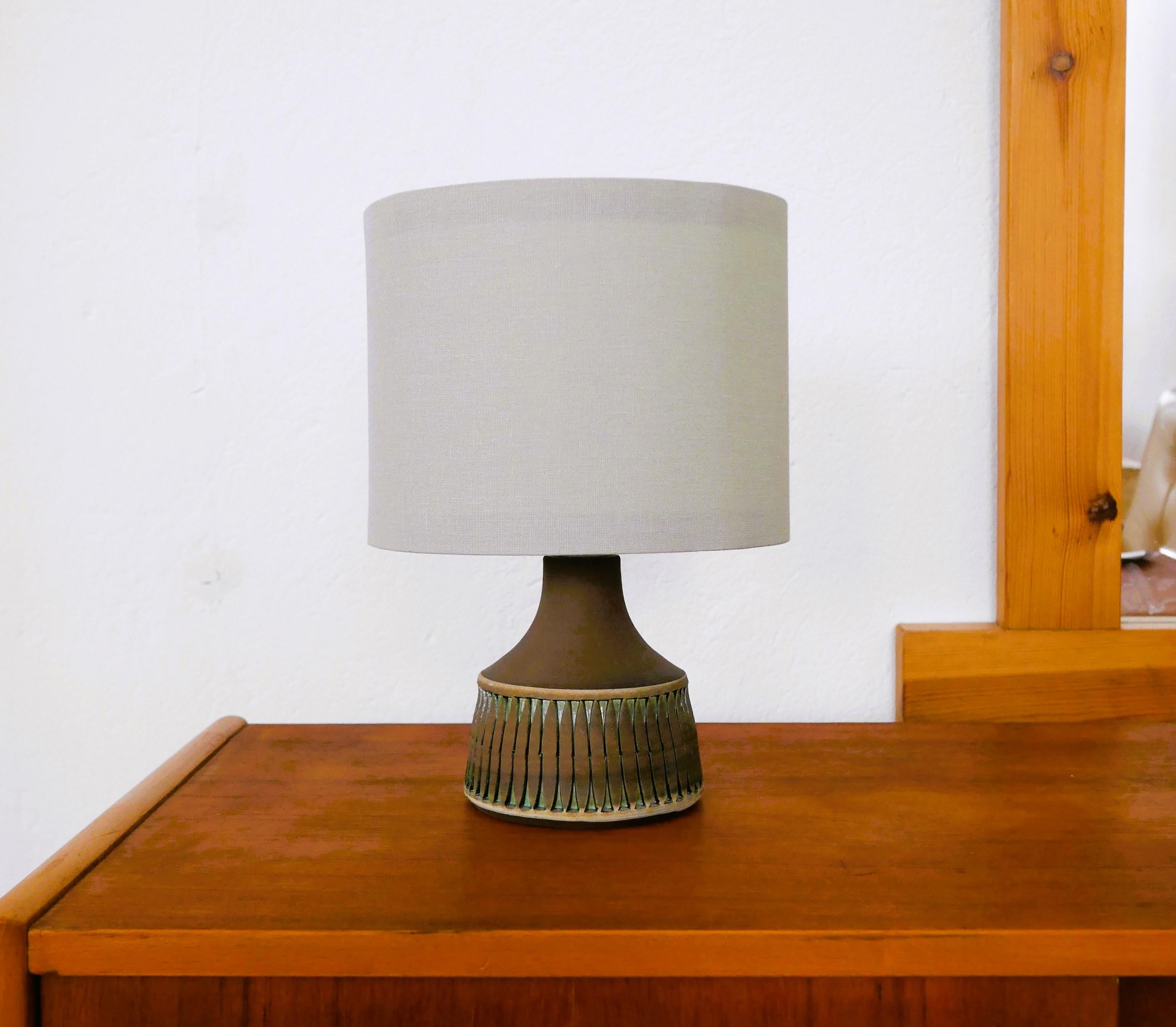 Hand-Crafted 1960s, Ceramic Lamp Base Handmade by Anagrius for Alingsås, Sweden