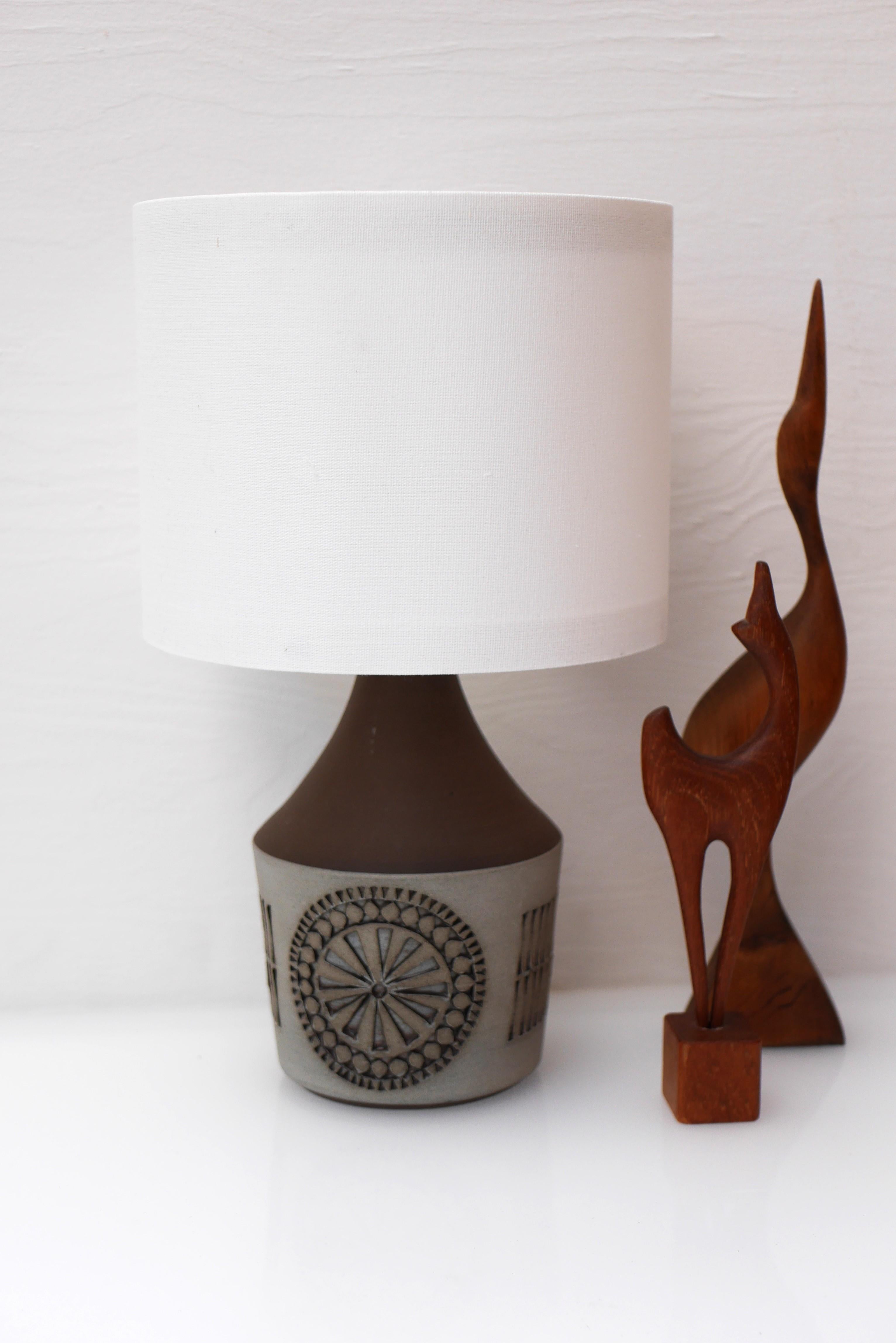 1960s, Ceramic Lamp Base Handmade from Alingsås keramik, Sweden 5
