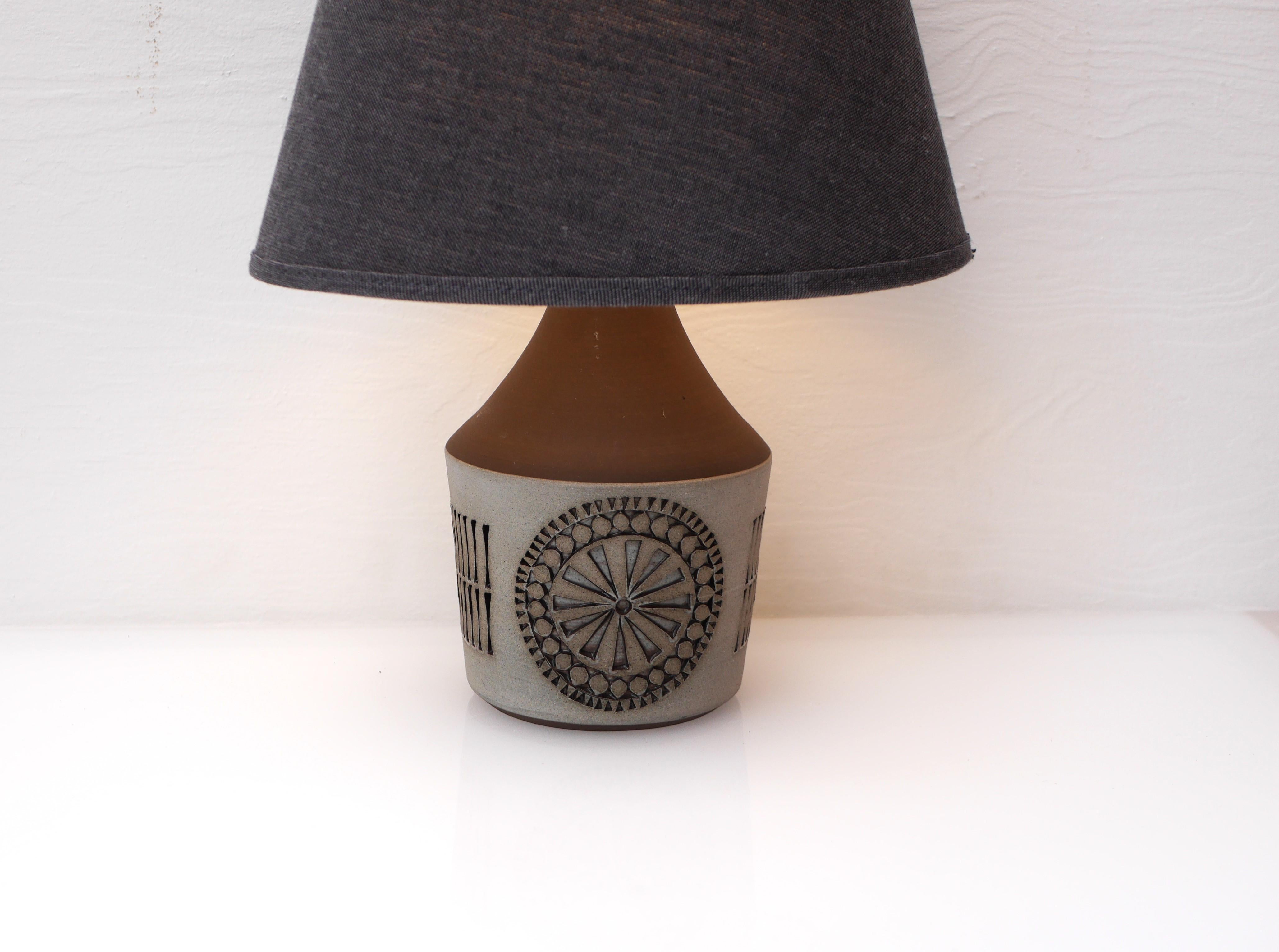 Swedish 1960s, Ceramic Lamp Base Handmade from Alingsås keramik, Sweden