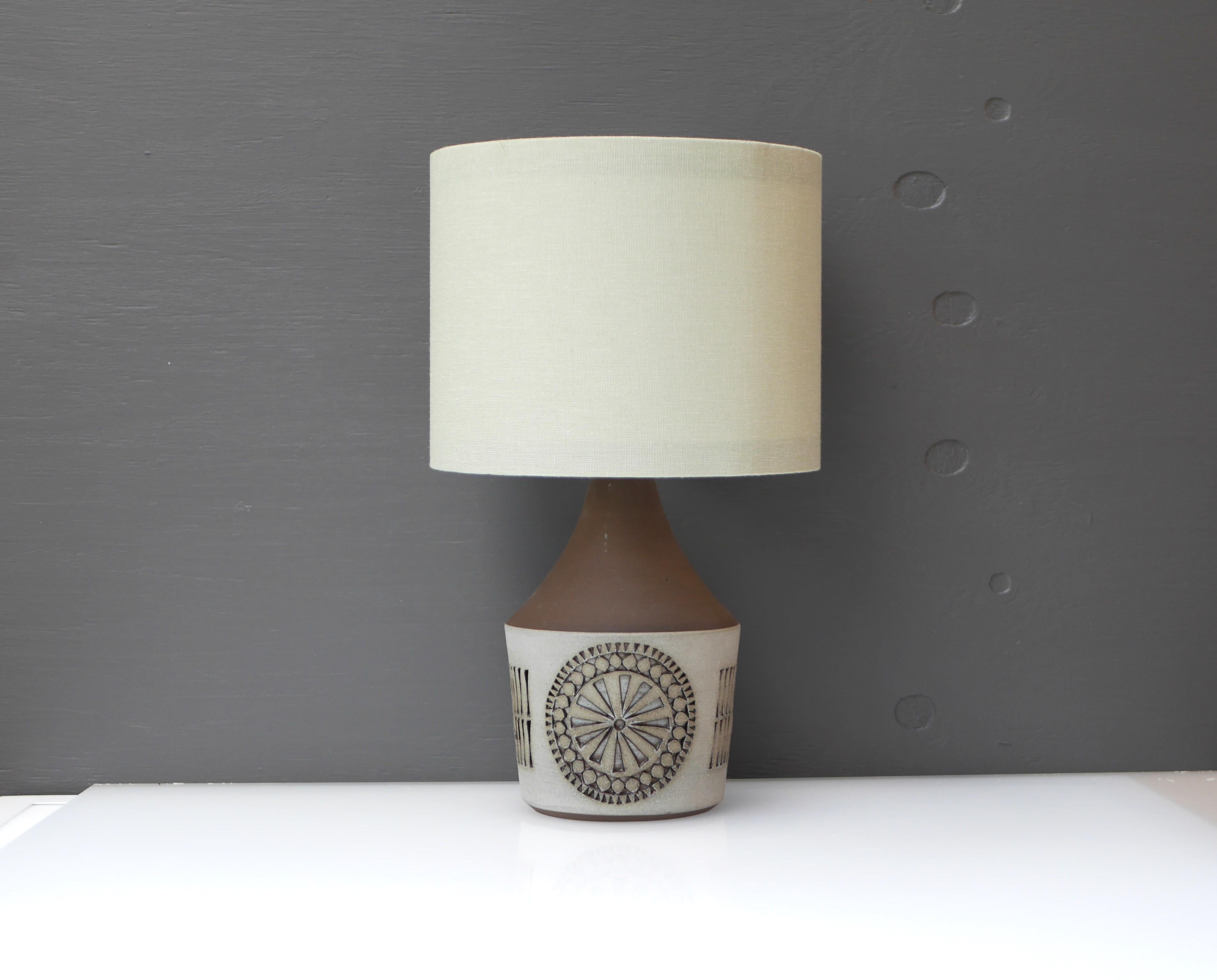 1960s, Ceramic Lamp Base Handmade from Alingsås keramik, Sweden 1