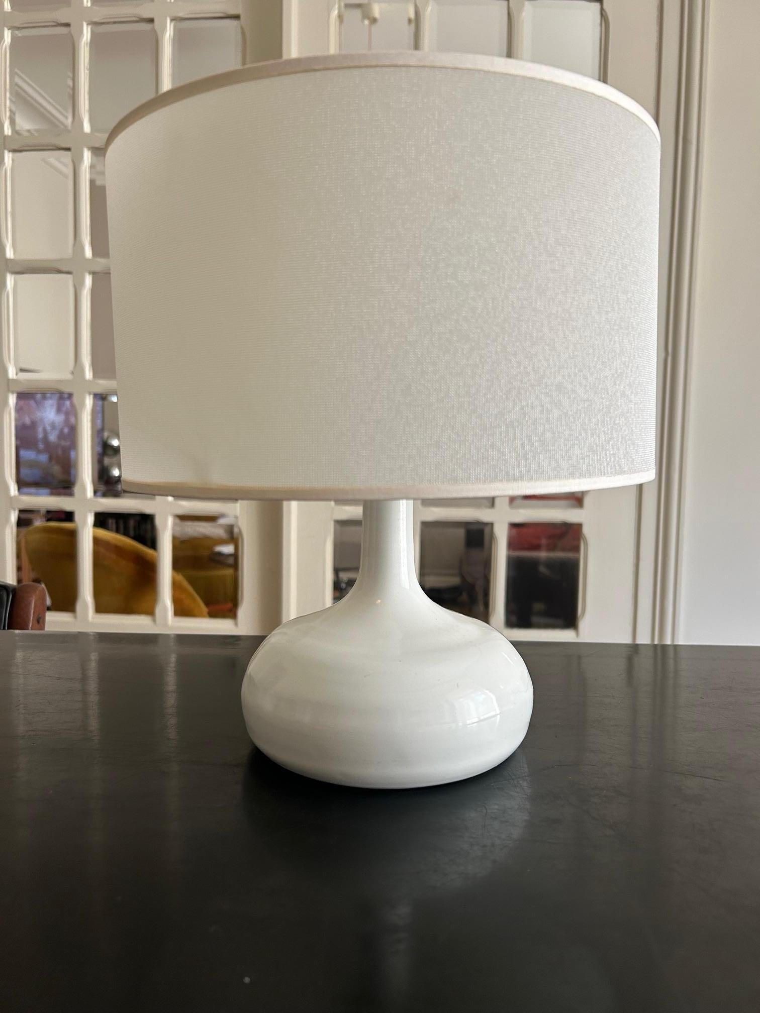 Mid-Century Modern 1960's ceramic lamp by Catherine Capperon For Sale