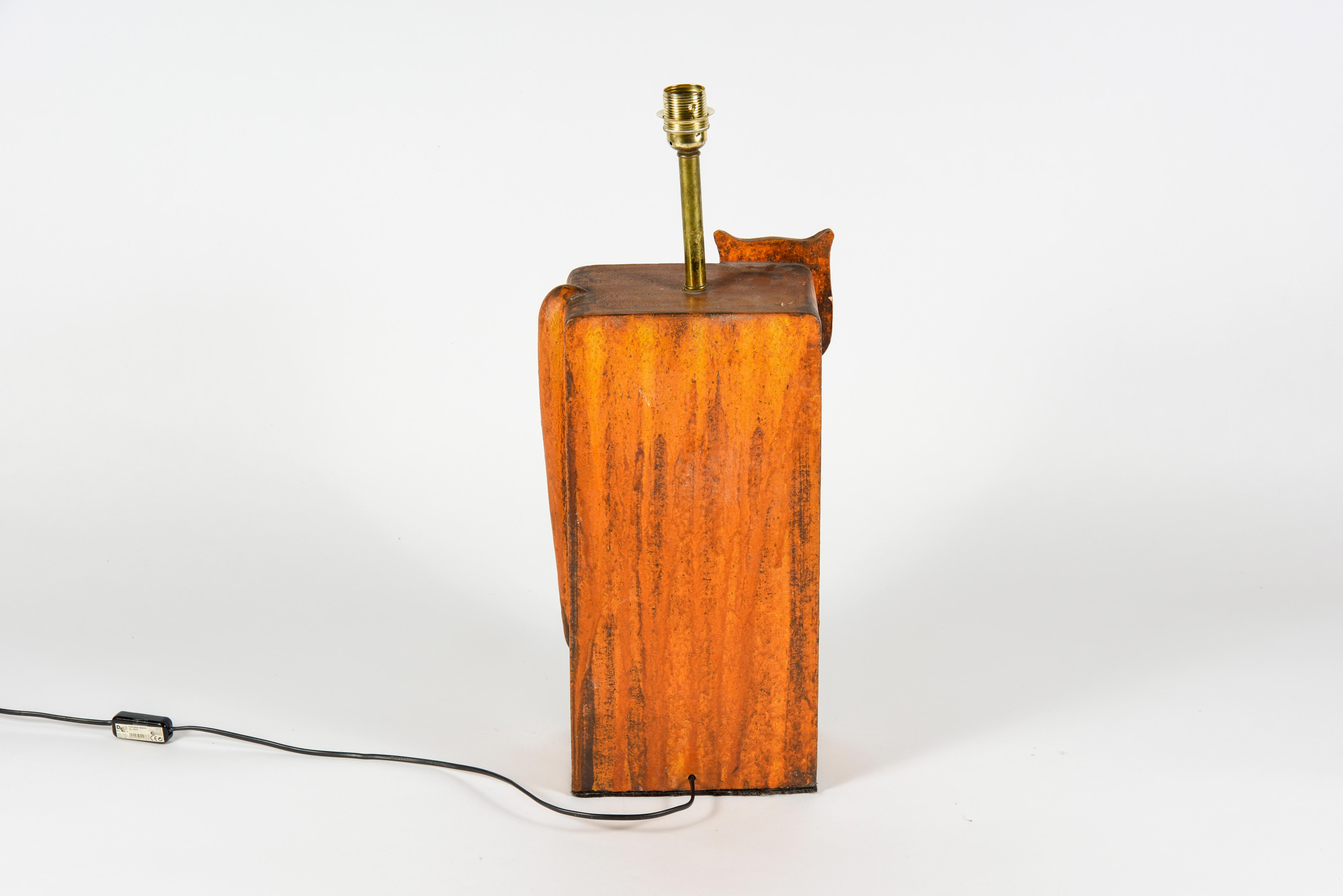 1960s Ceramic Lamp in the Style of Roger Capron 2
