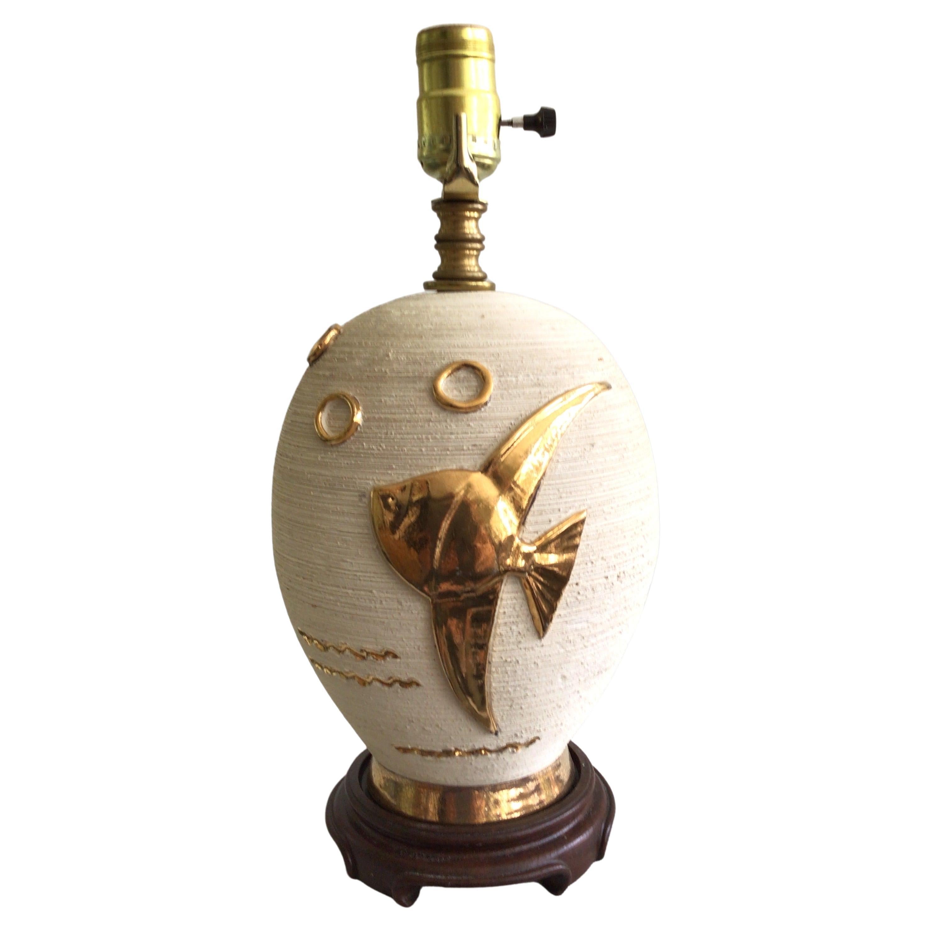 Midcentury Japanese Fishing Float Lamp For Sale at 1stDibs