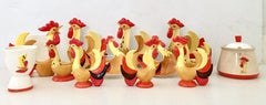 1960s Ceramic 'Red Rooster Coq Rougue' S/14 by, Holt Howard