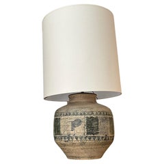 Lampada da tavolo in ceramica degli anni '60 di Jacques Blin