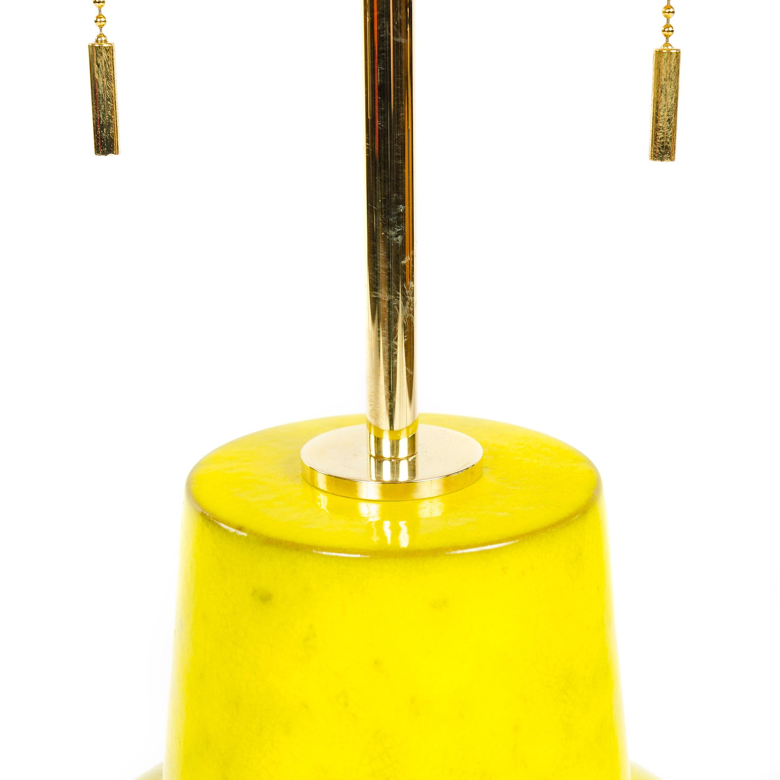 American 1960s Ceramic Table Lamp by Lee Rosen for Design Technics