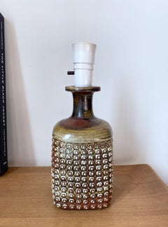 1960's Ceramic Table Lamp by Stig Lindberg