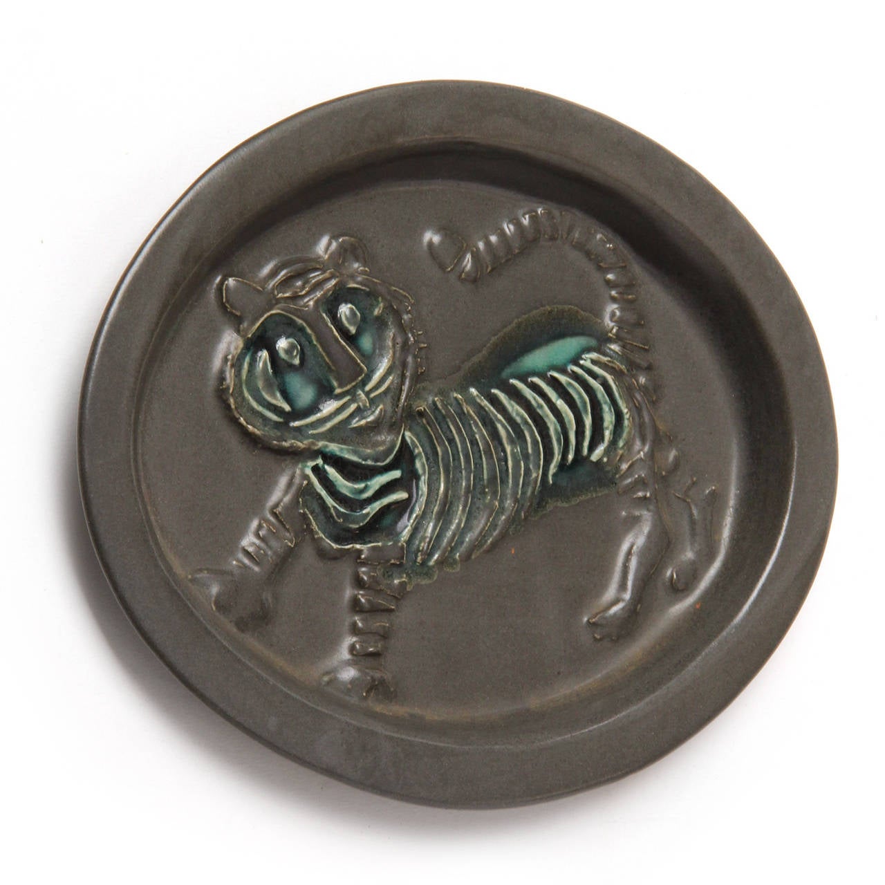 Placa Tigre de David Gil para Bennington Potters, años 60 Glaseado en venta