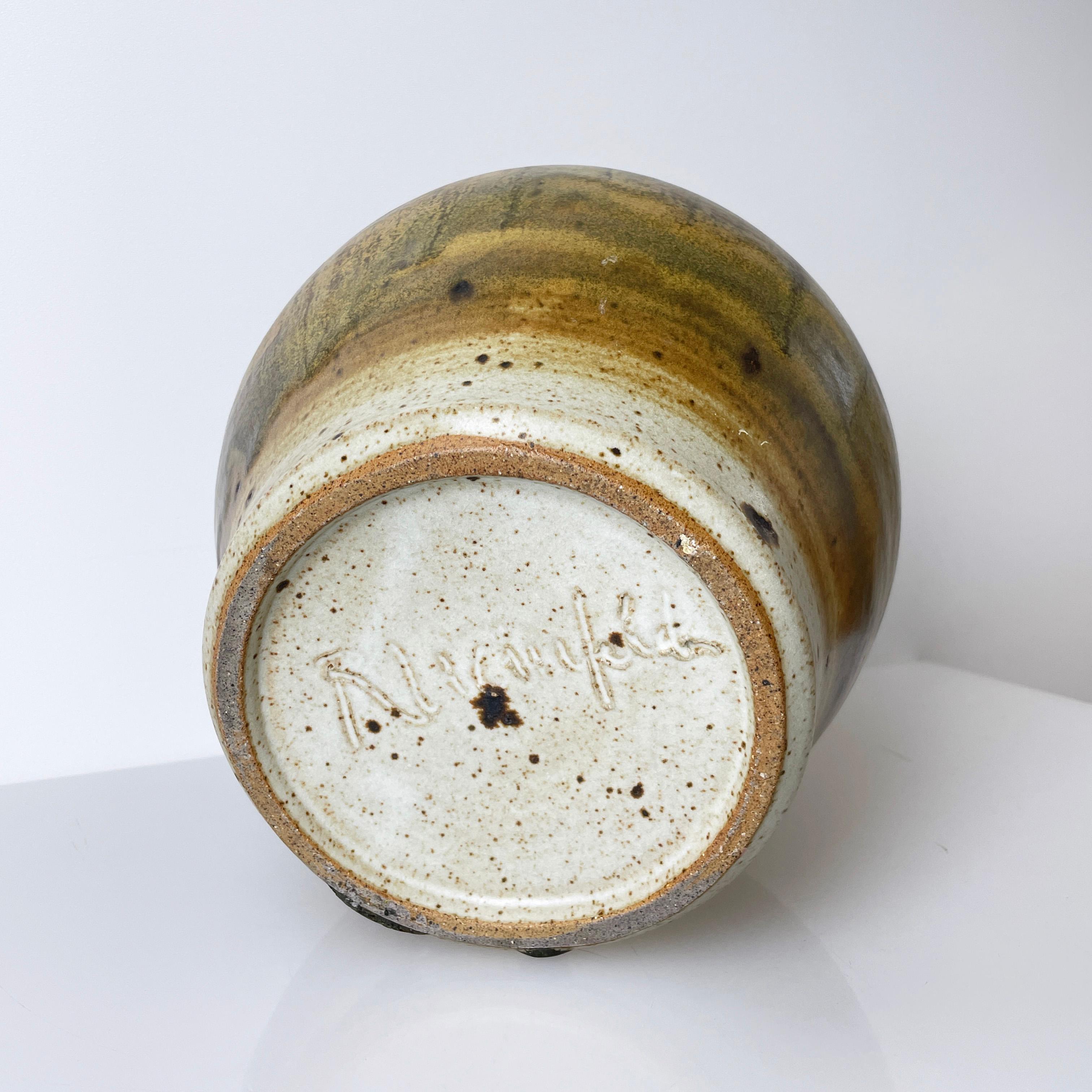 1960's Arnold Zahner ceramic vase - Rheinfelden Keramik, Switzerland (hand made) For Sale 7