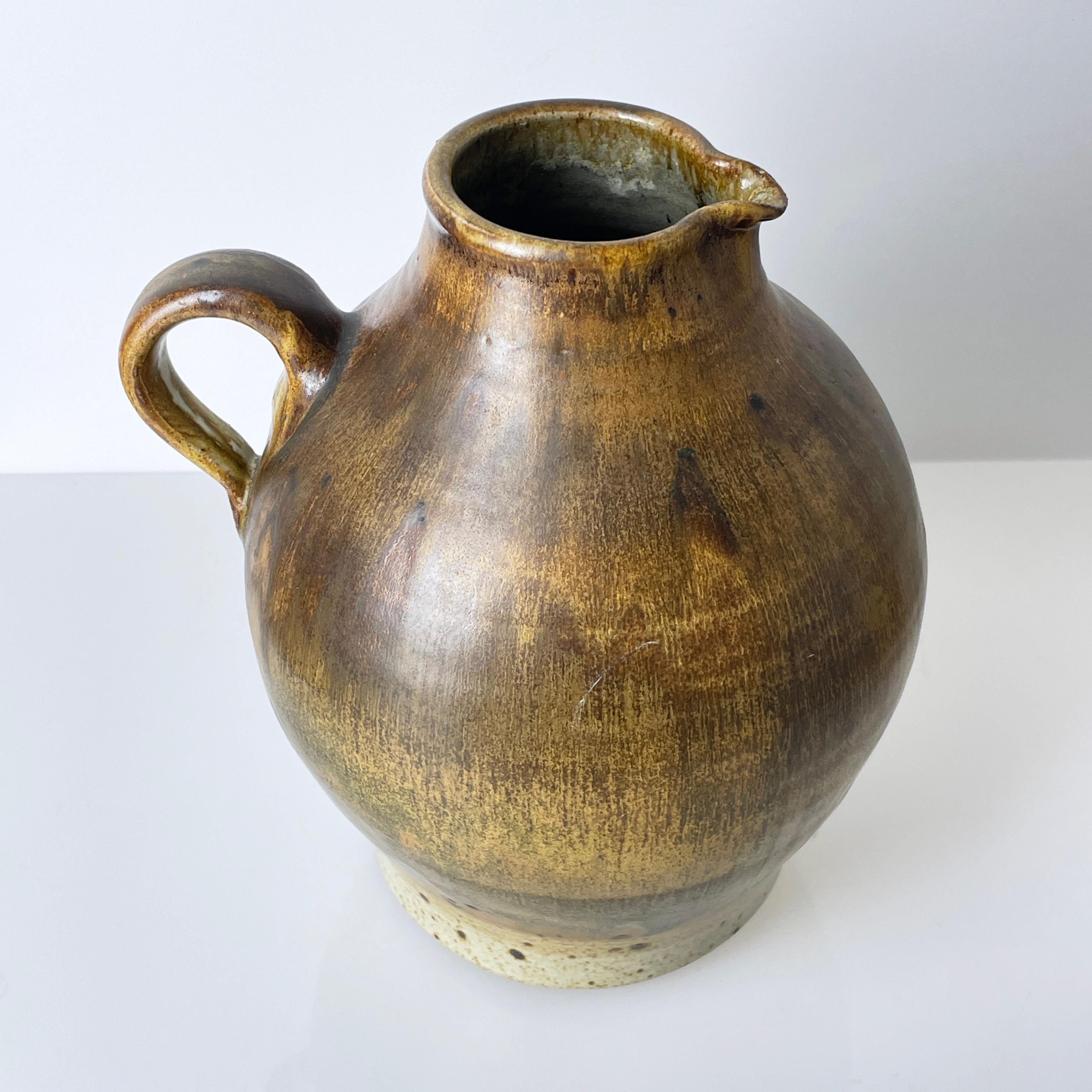 Ceramic 1960's Arnold Zahner ceramic vase - Rheinfelden Keramik, Switzerland (hand made) For Sale