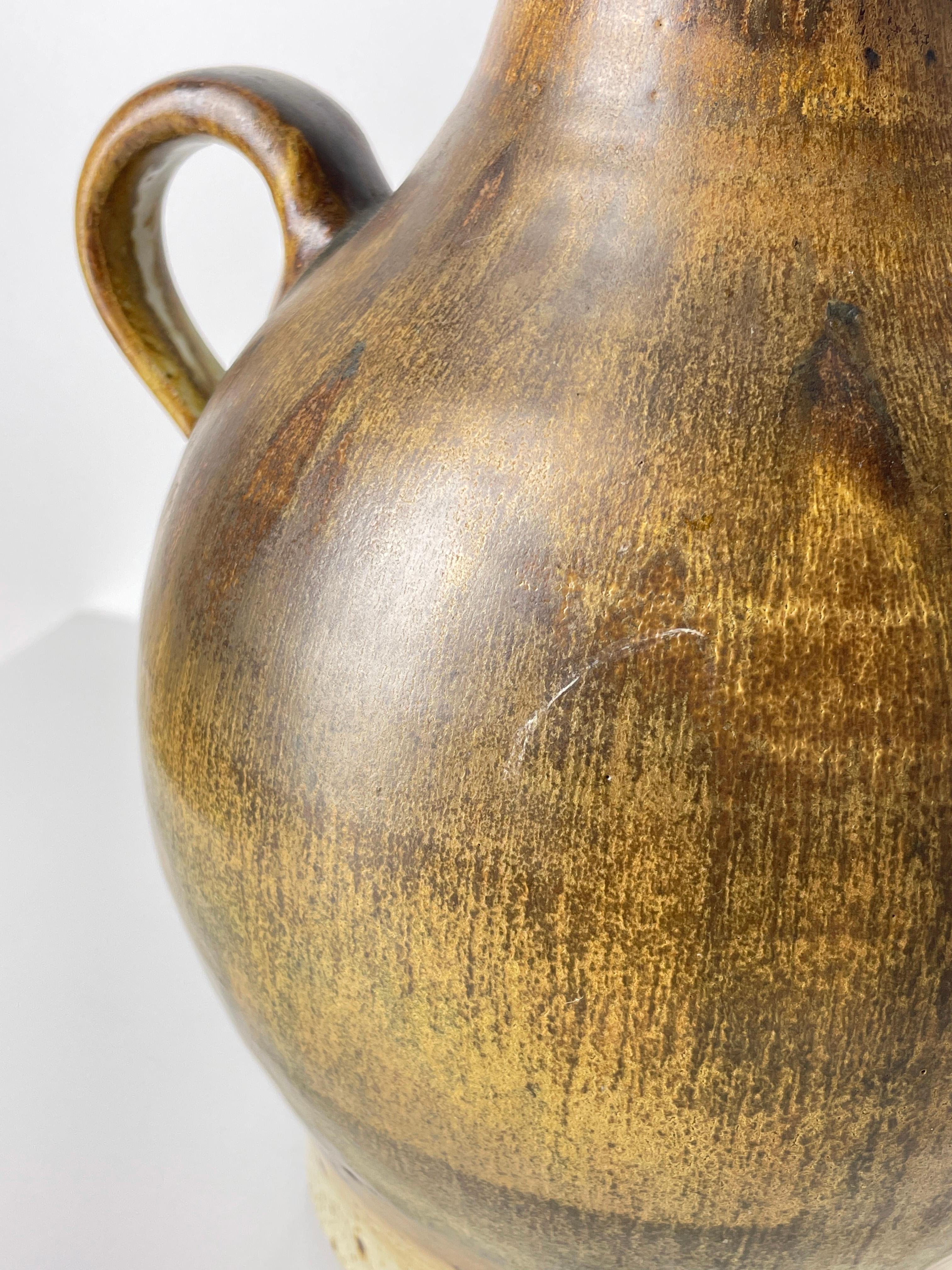 1960's Arnold Zahner ceramic vase - Rheinfelden Keramik, Switzerland (hand made) For Sale 1