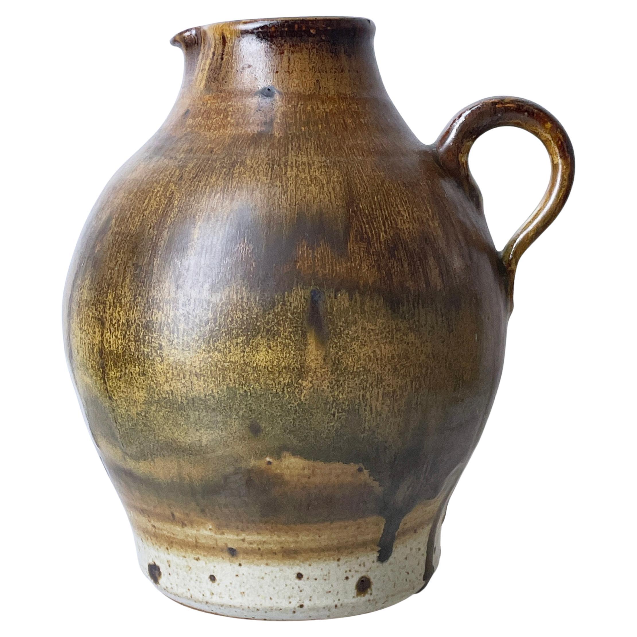 Vaso in ceramica Arnold Zahner del 1960 - Rheinfelden Keramik, Svizzera (fatto a mano)