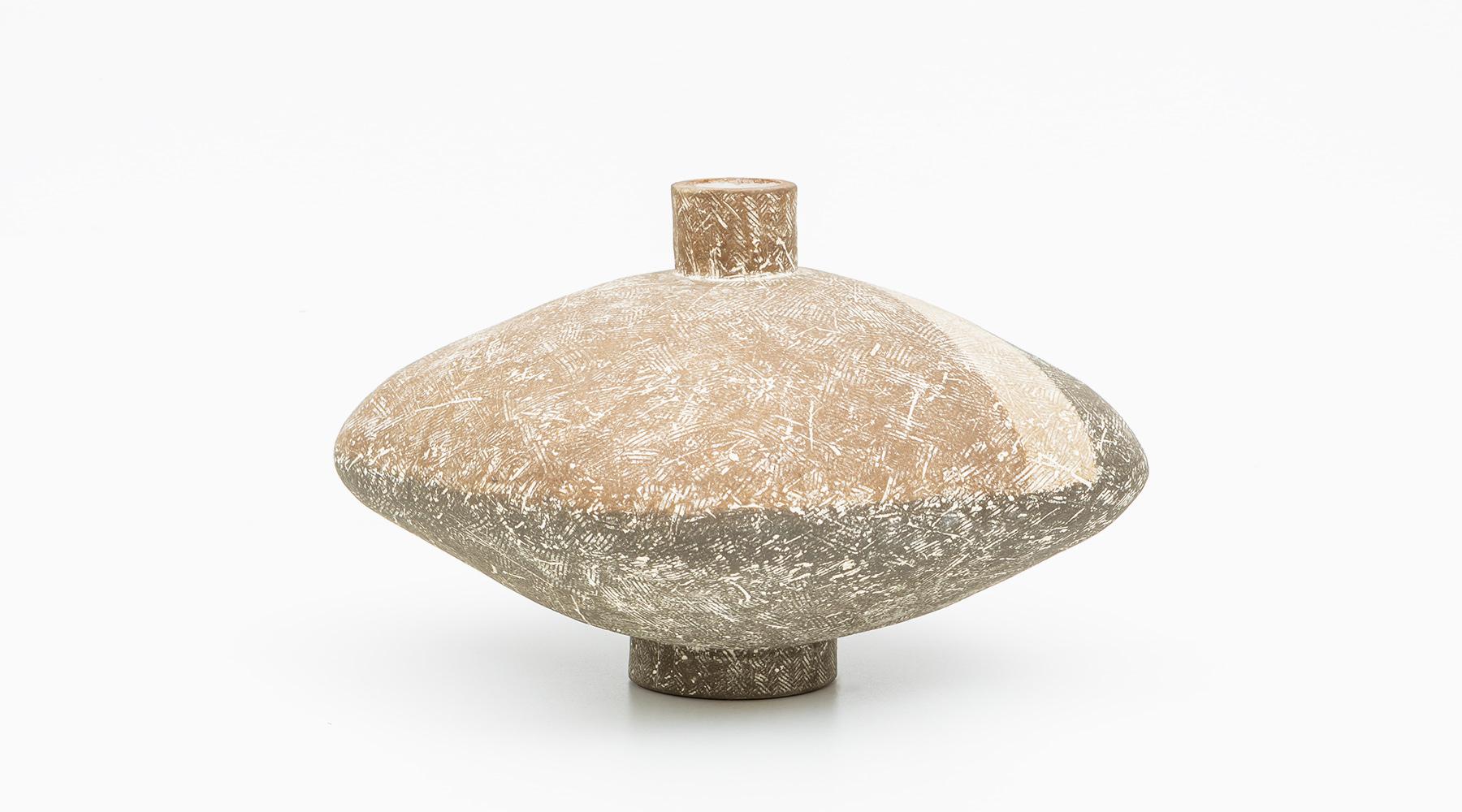 Mid-Century Modern 1960s Ceramic Vases by Claude Conover 'Saalal' For Sale