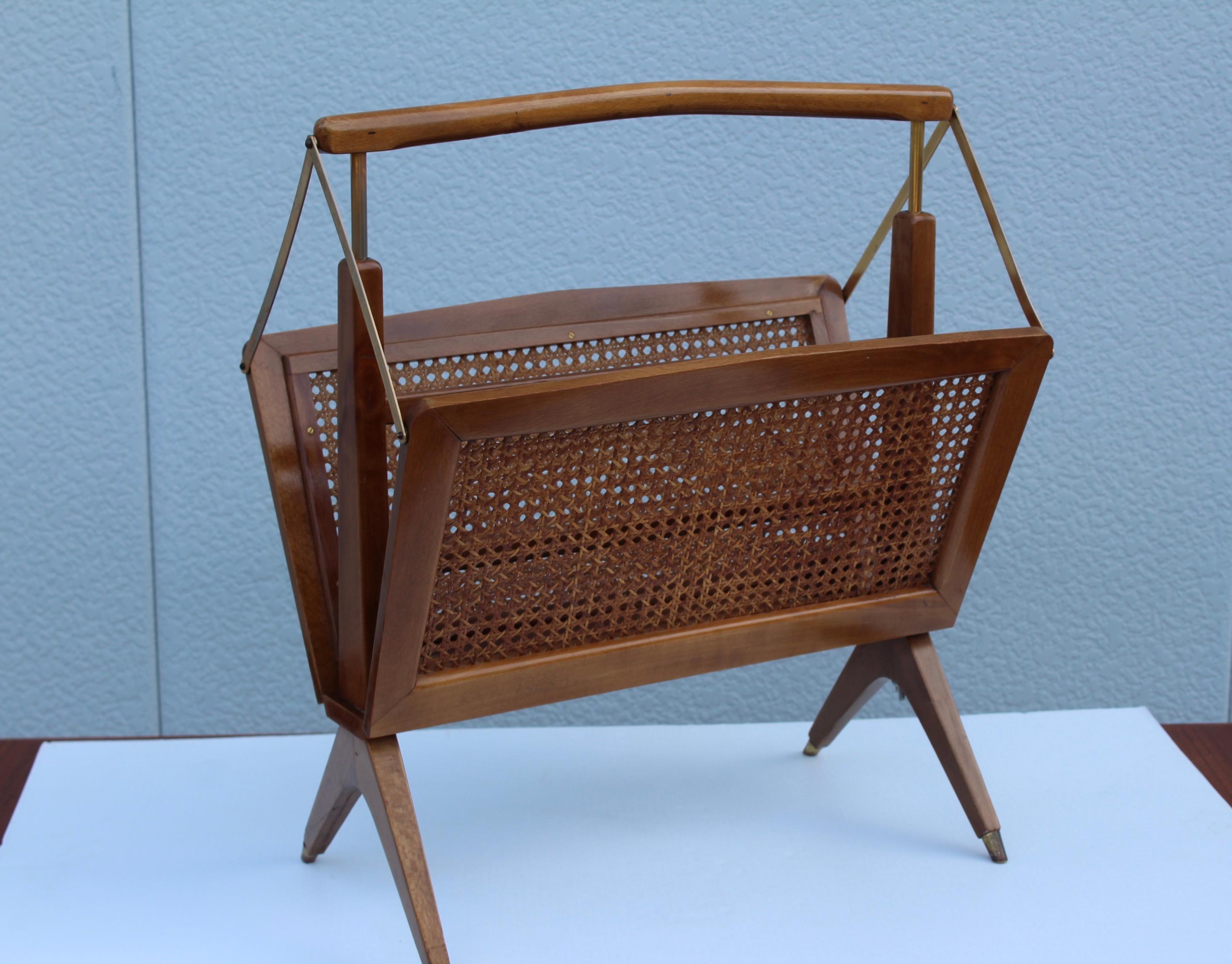 1960s Cesare Lacca Magazine Holder For Sale 2