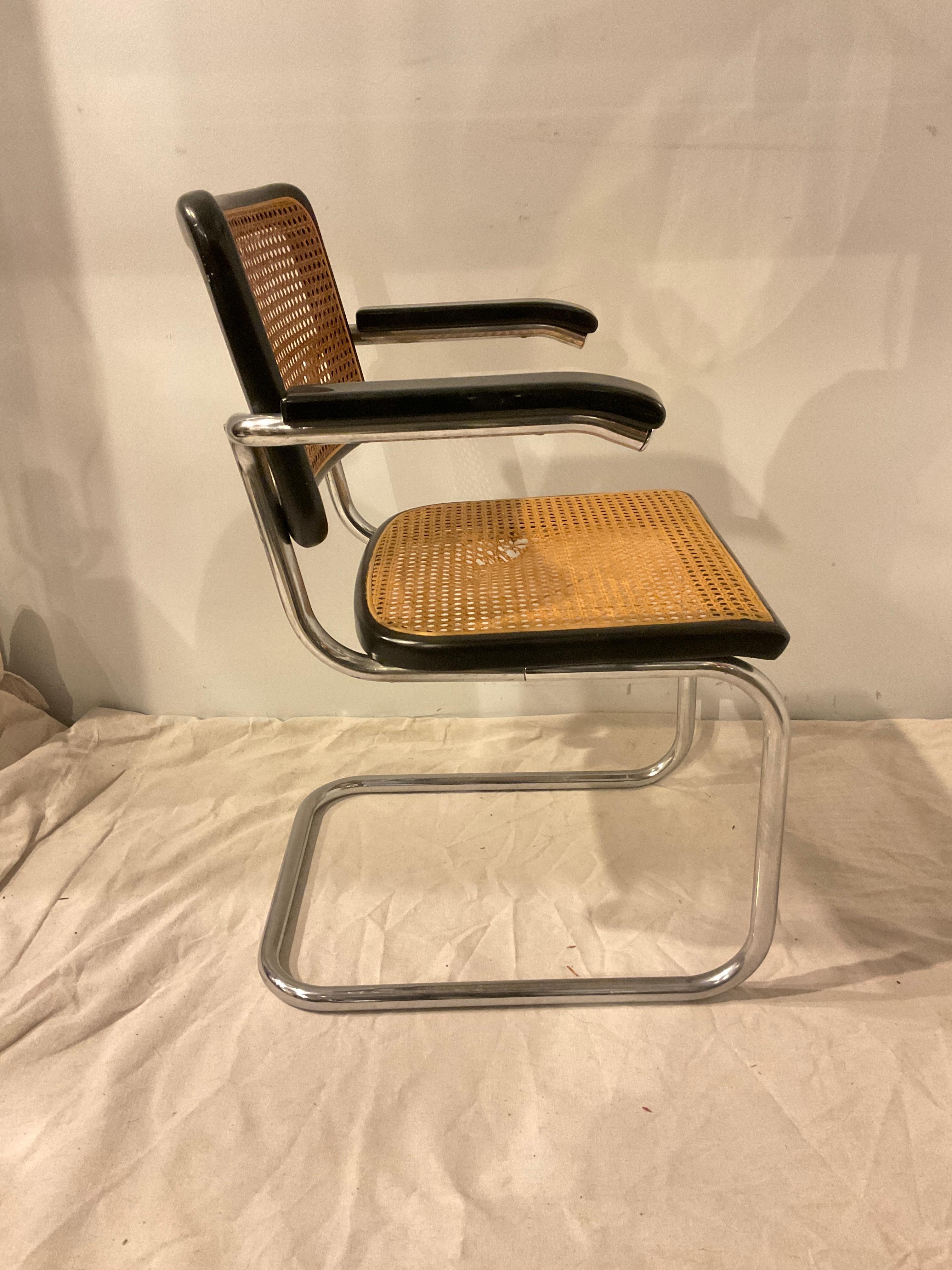 1960s Cesca Chair By Marcel Breuer for Thonet For Sale 1