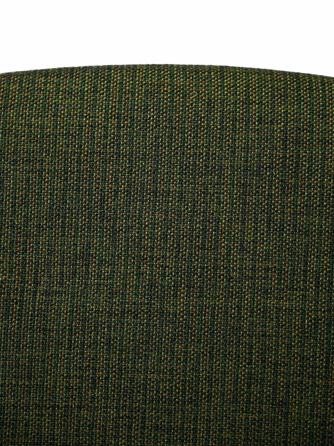 Mid-20th Century 1960s Chairs with Green Fabric