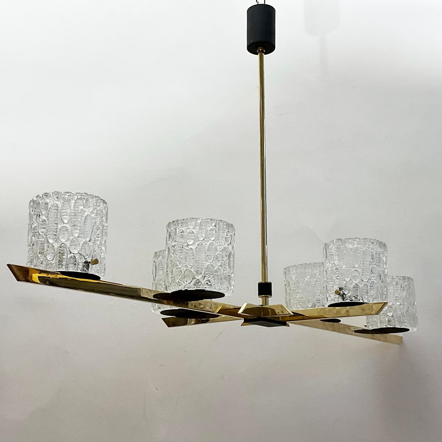 French 1960s Chandelier by Maison Arlus France 